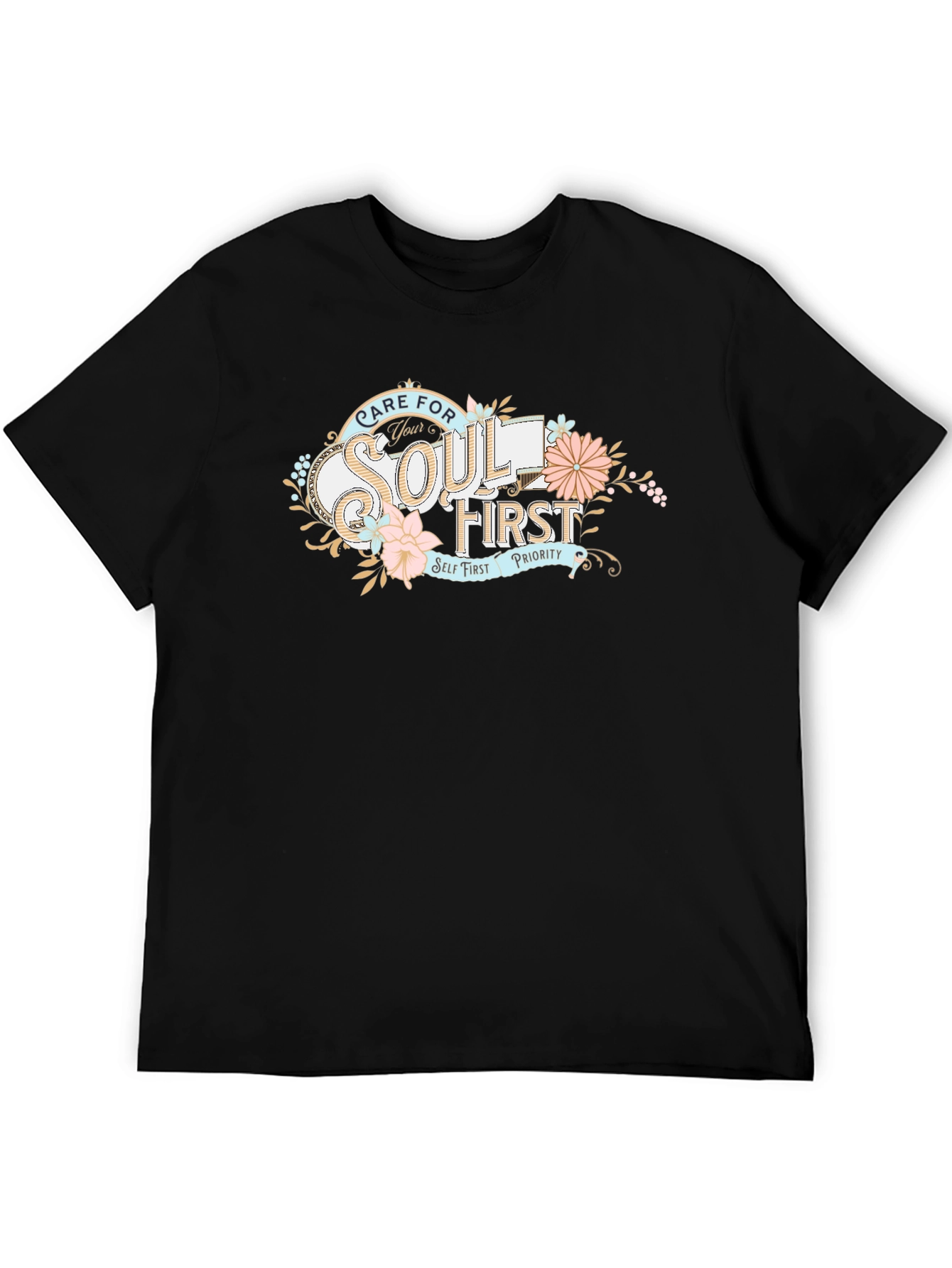 Care For Your Soul T-Shirt - Black