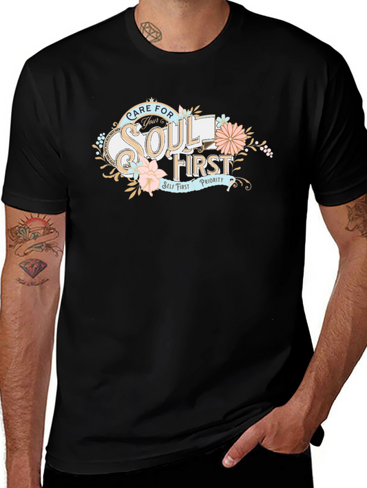 Care For Your Soul T-Shirt - Black