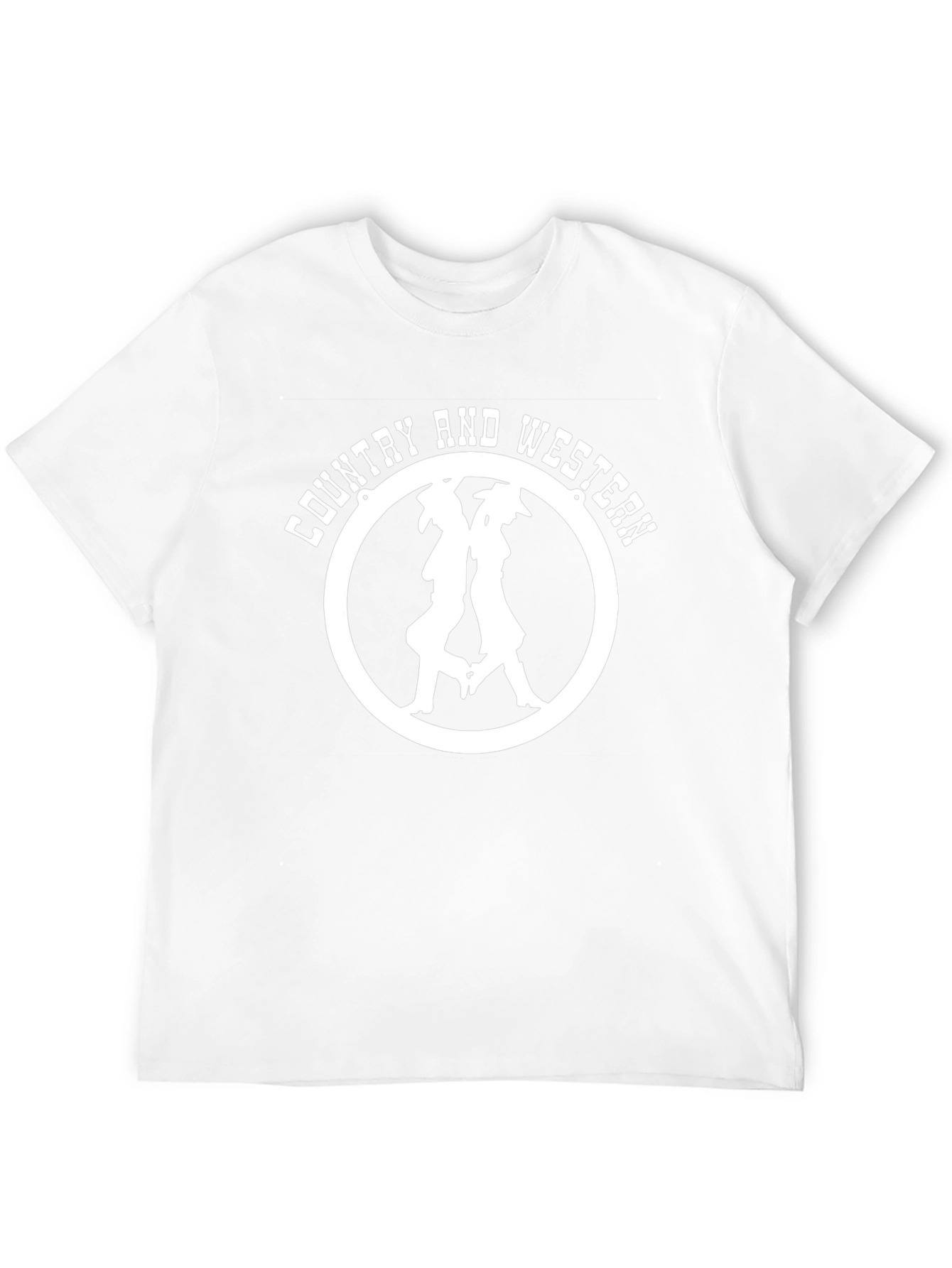 Country & Western Graphic Black T-Shirt