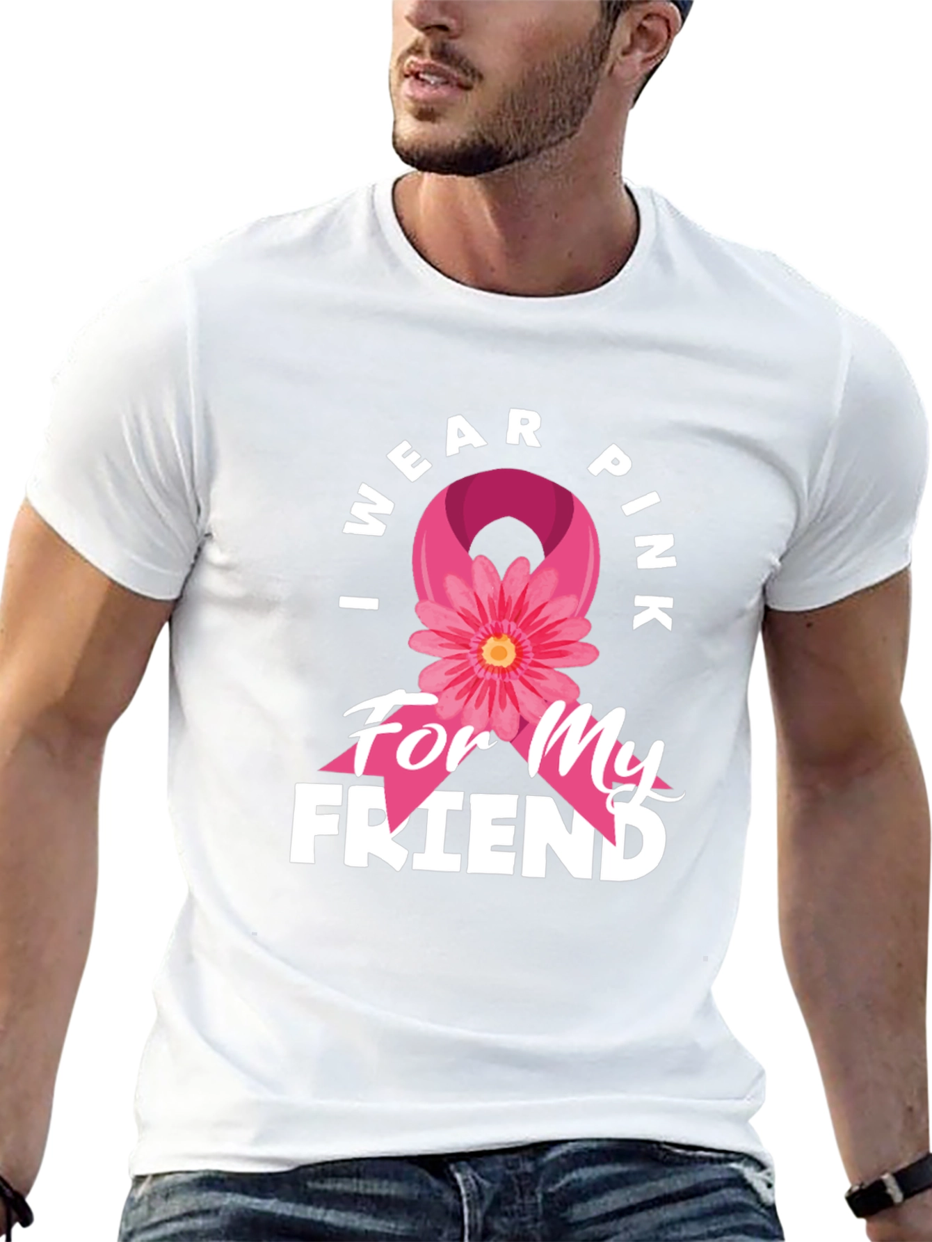 I Wear Pink For My Friend T-Shirt