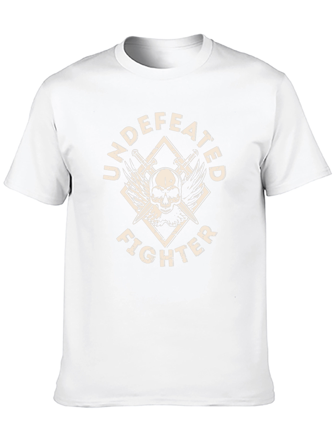 Undefeated Fighter Graphic T-Shirt Black