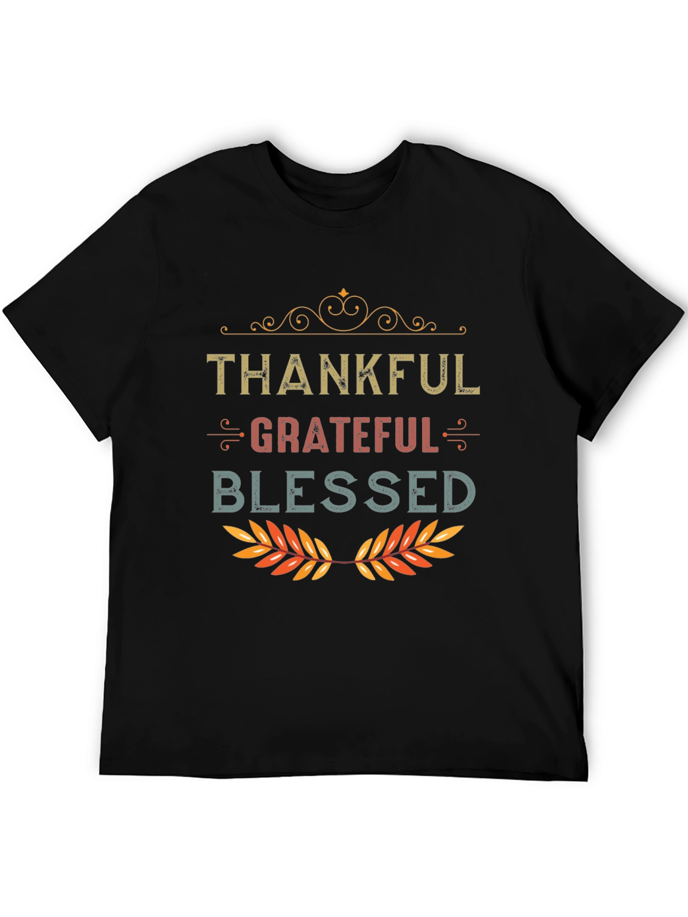 Thankful Grateful Blessed Graphic Tee