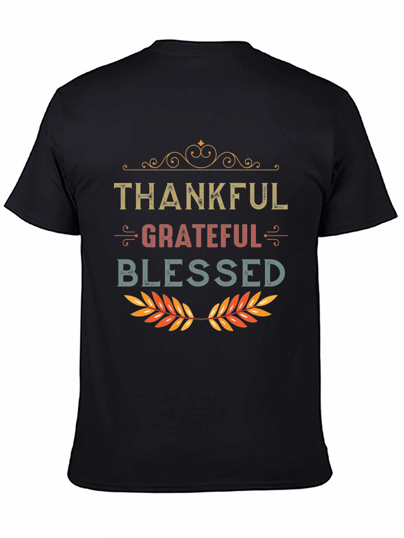 Thankful Grateful Blessed Graphic Tee