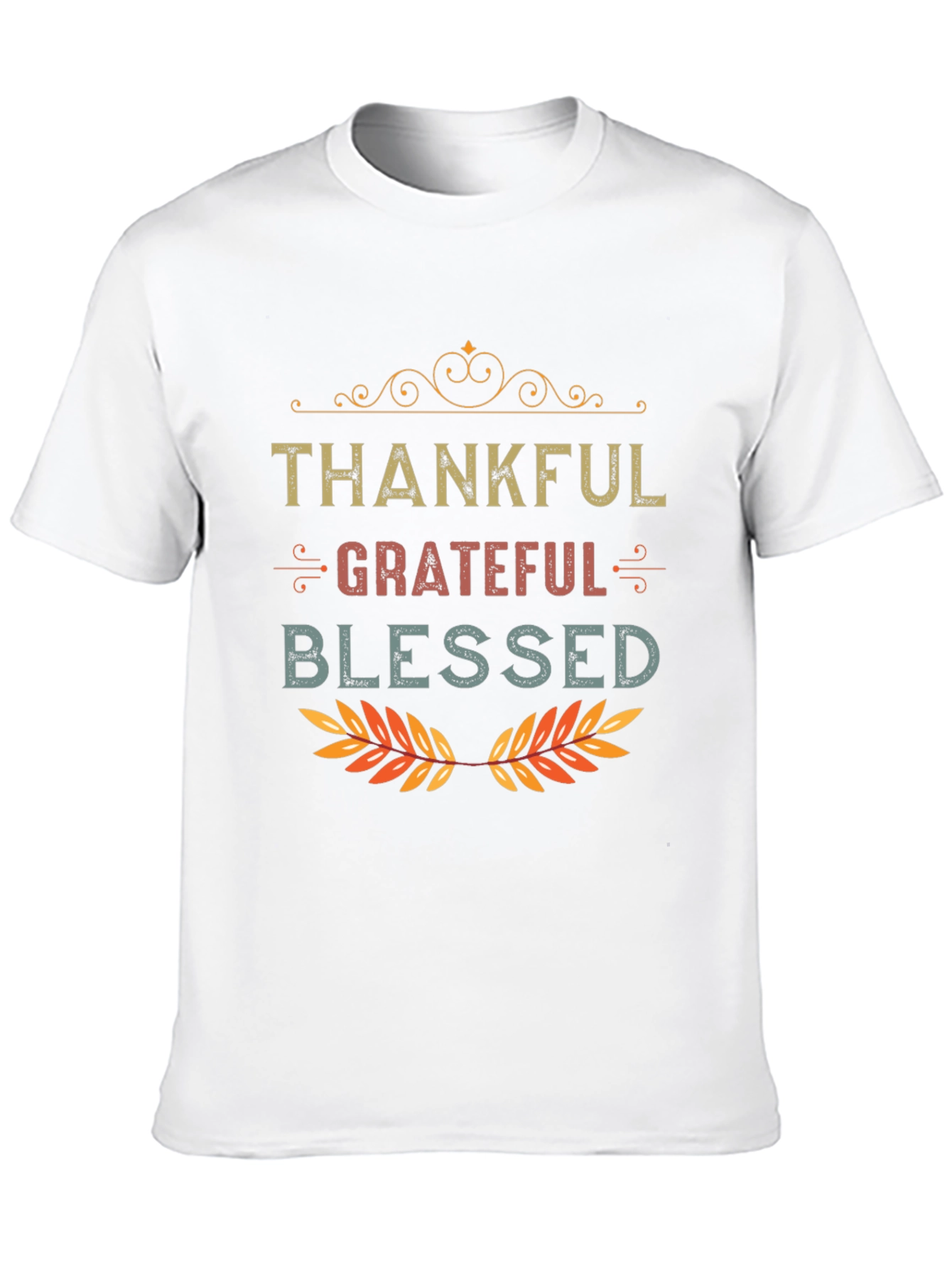 Thankful Grateful Blessed Graphic Tee