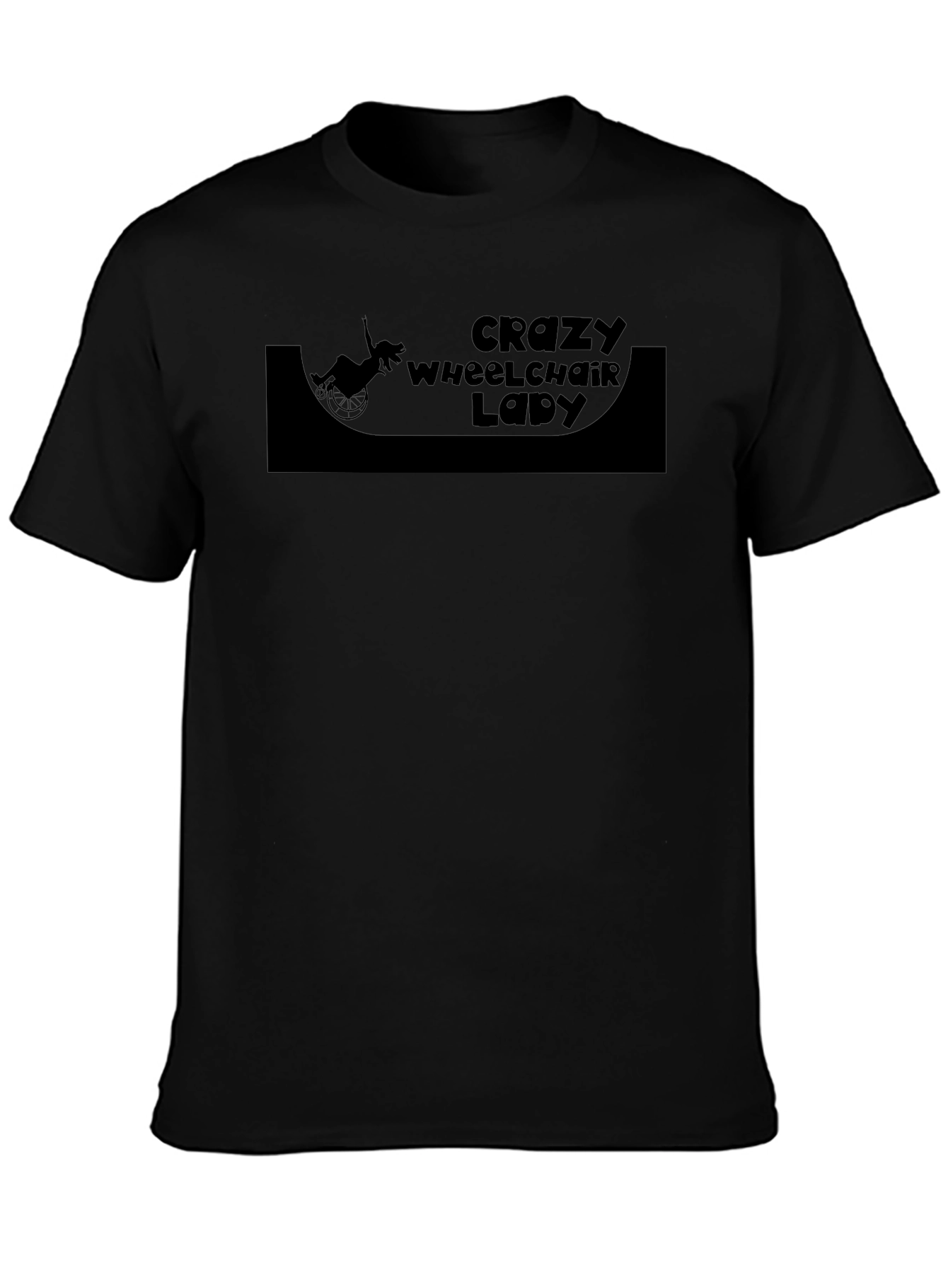 Crazy Wheelchair Lady T-Shirt