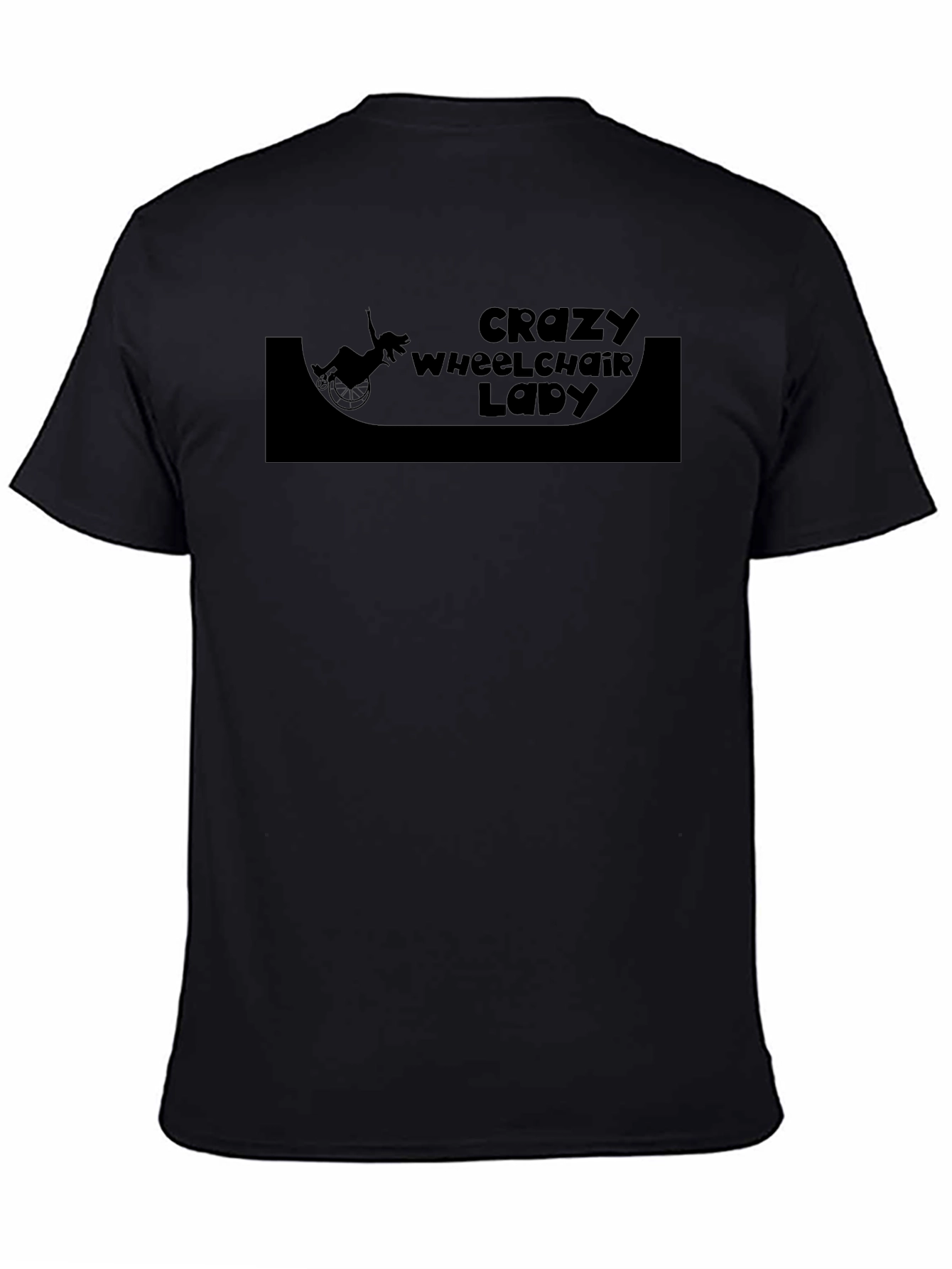 Crazy Wheelchair Lady T-Shirt