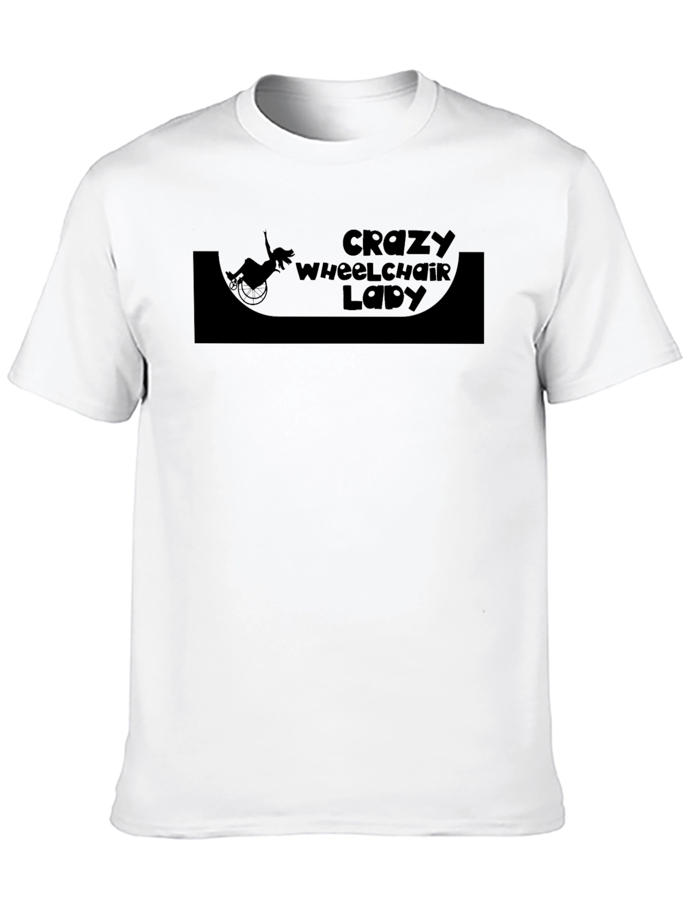 Crazy Wheelchair Lady T-Shirt