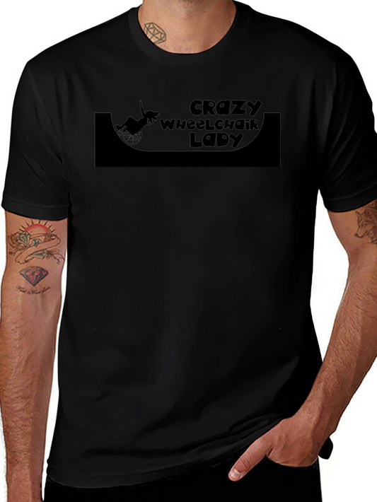 Crazy Wheelchair Lady T-Shirt