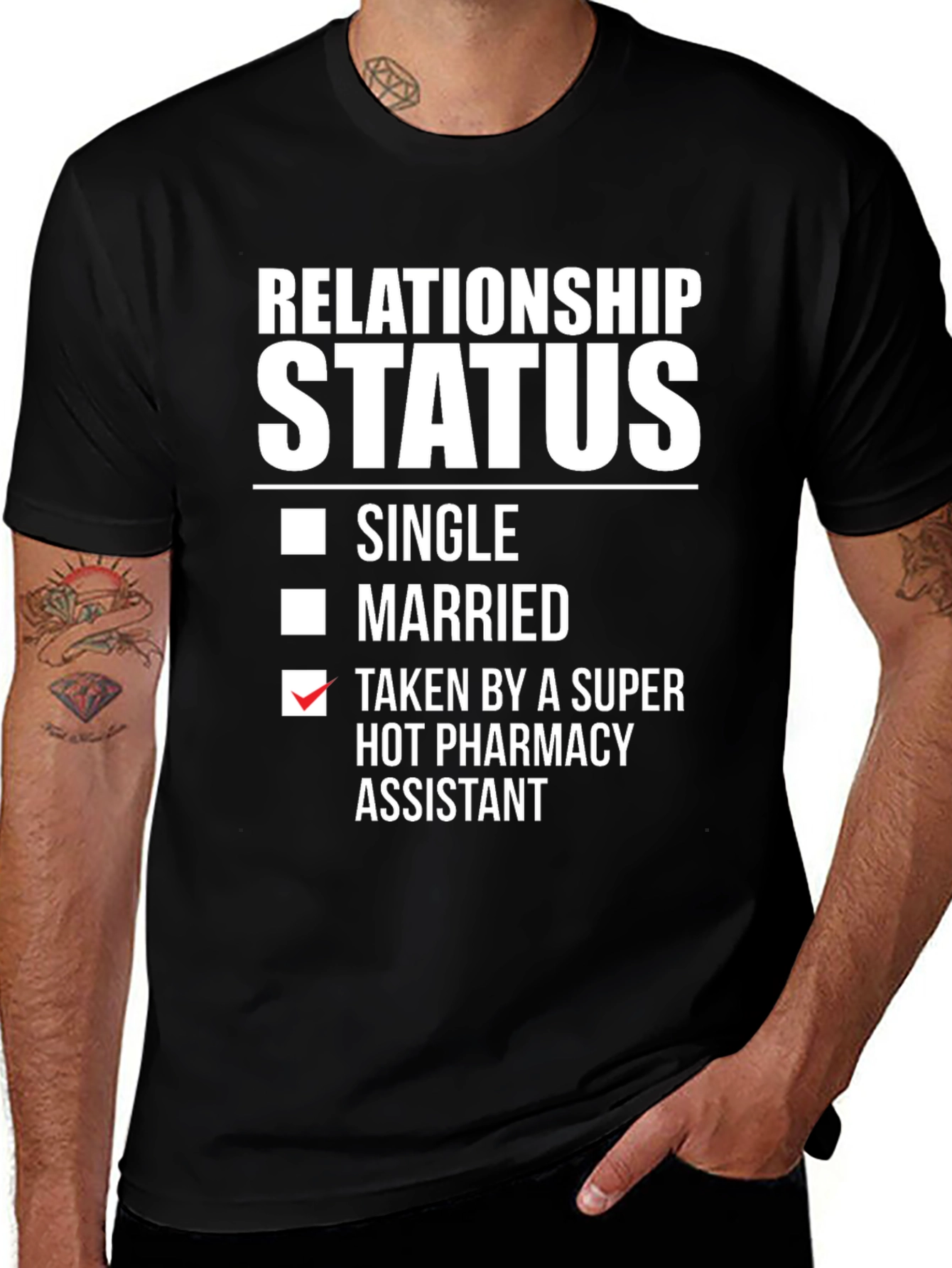 Relationship Status T-Shirt - Pharmacy Assistant