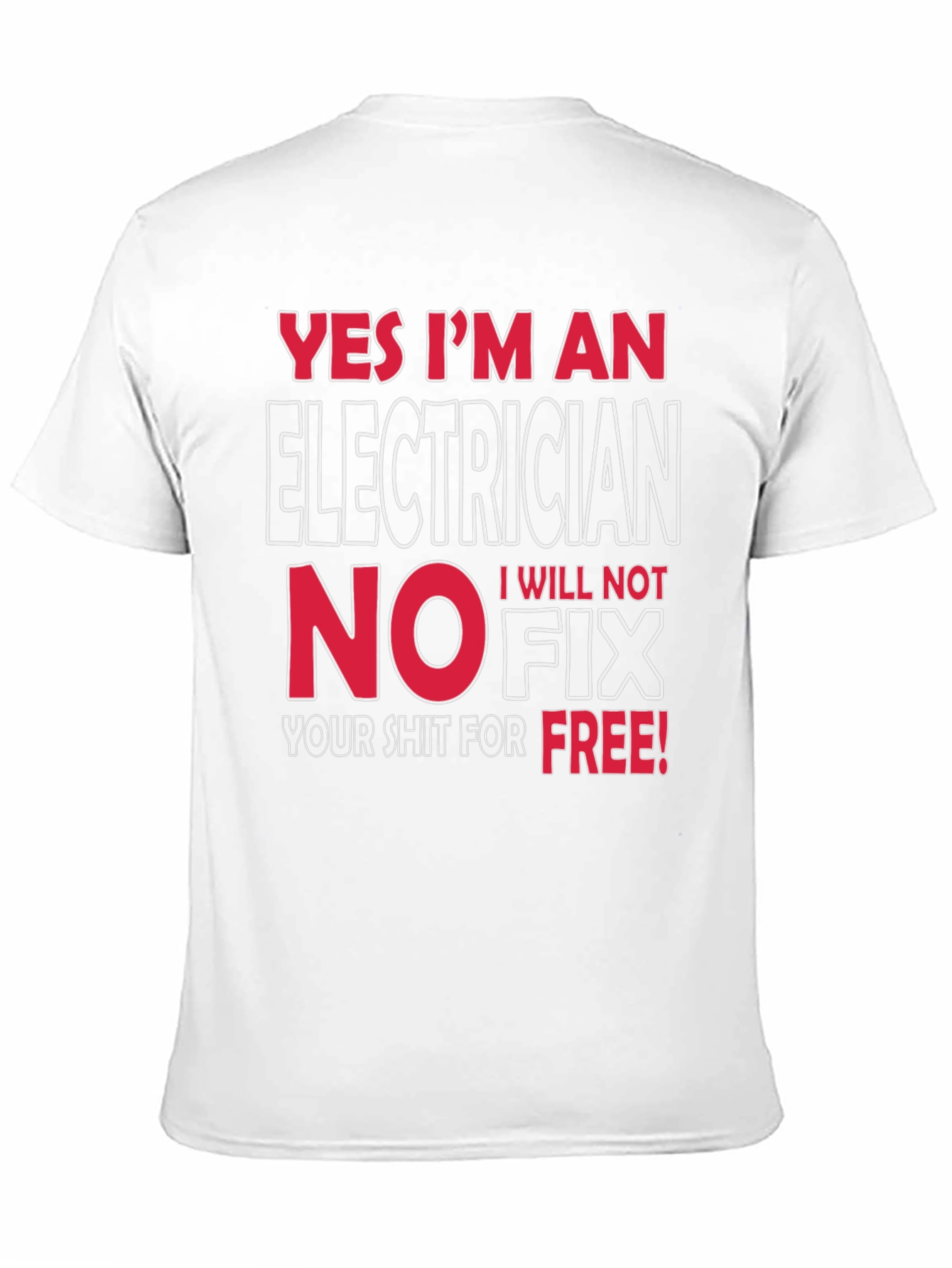 Electrician Humor Graphic T-Shirt