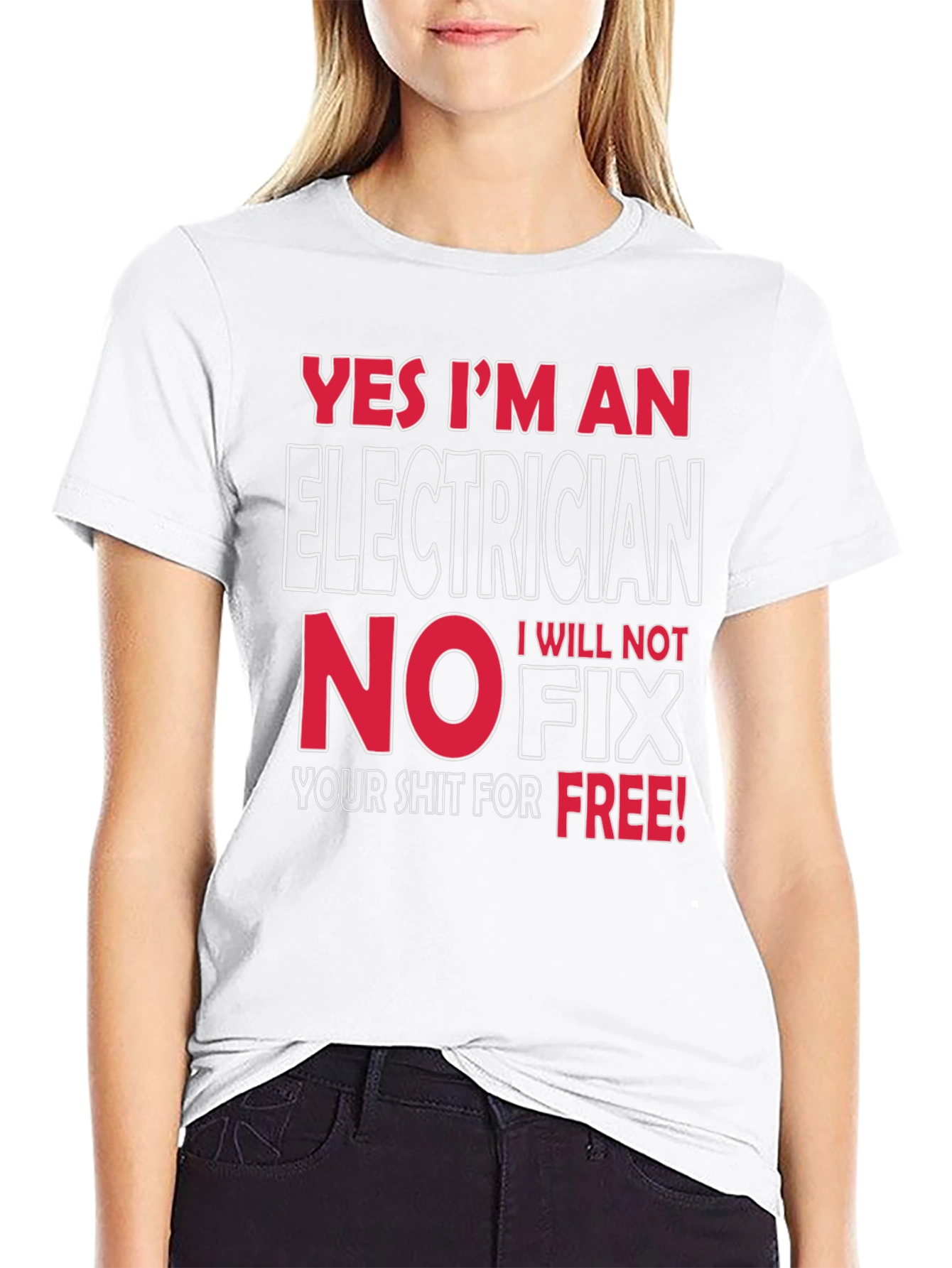 Electrician Humor Graphic T-Shirt