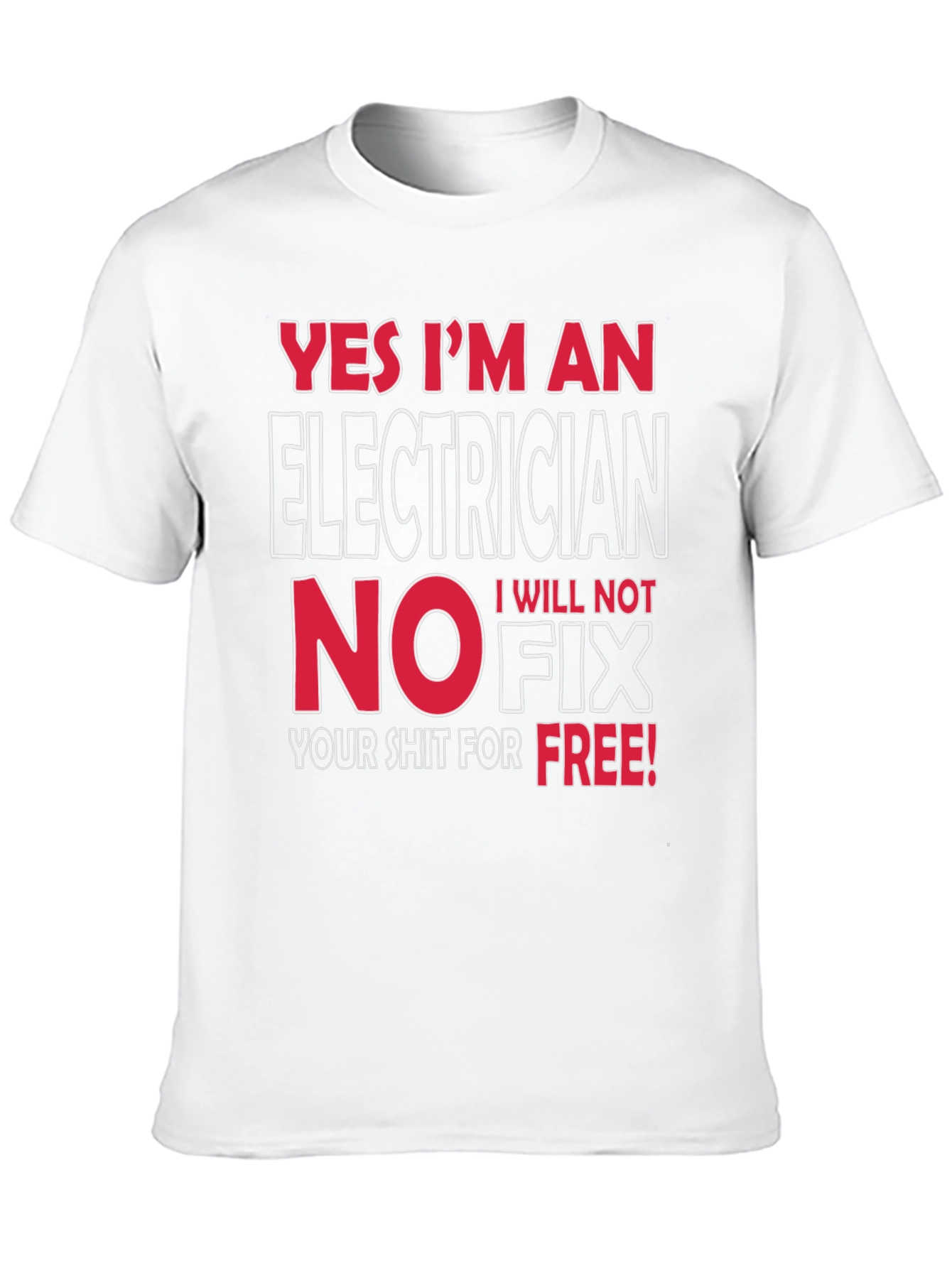 Electrician Humor Graphic T-Shirt