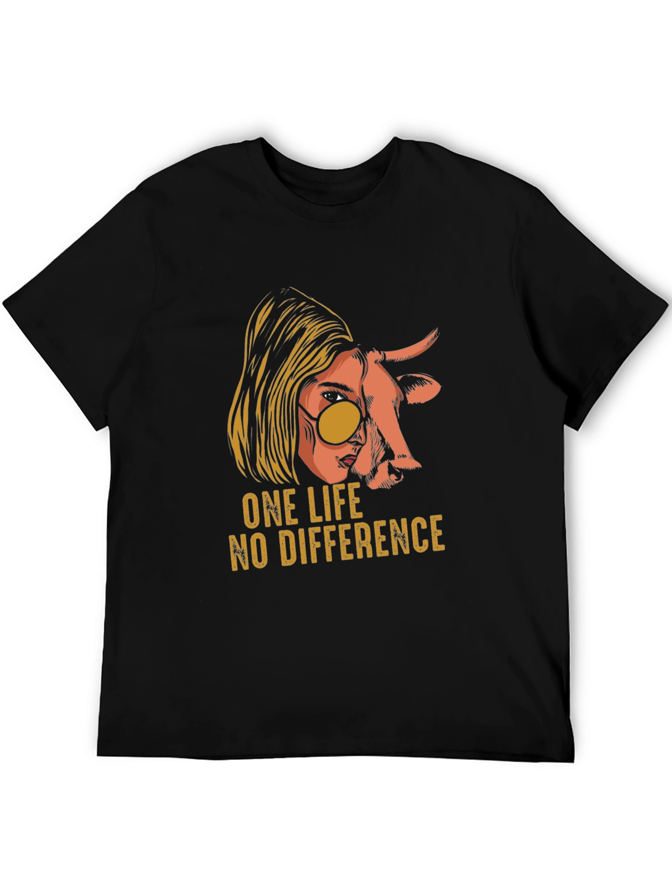 One Life No Difference Graphic T-Shirt