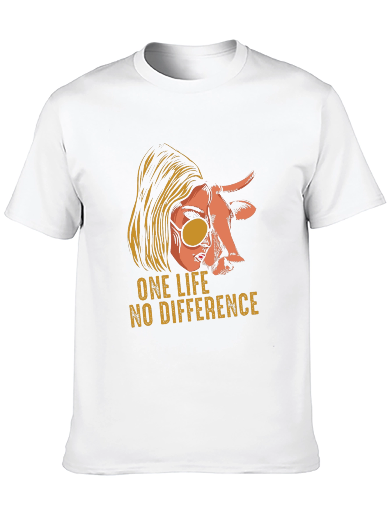 One Life No Difference Graphic T-Shirt