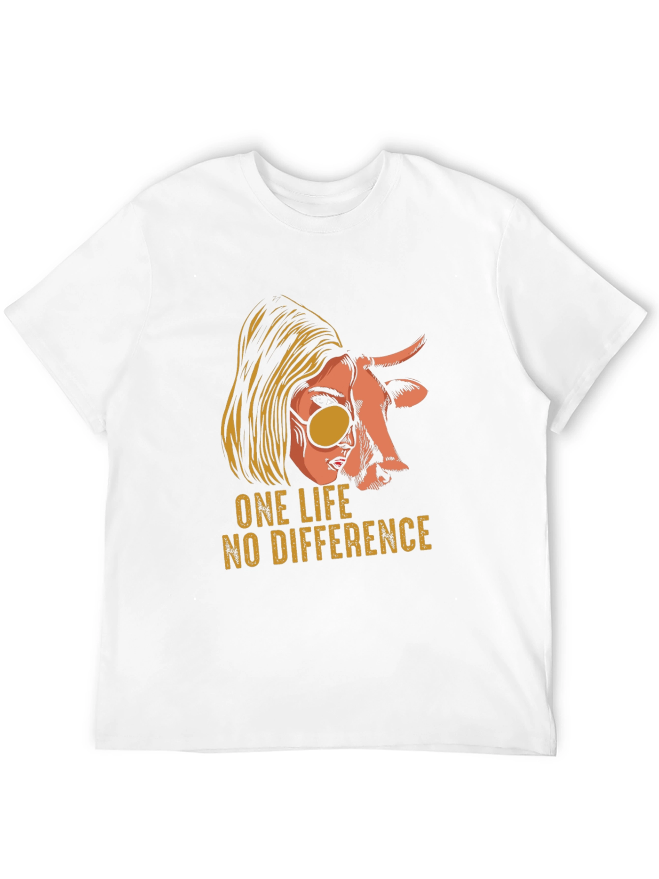 One Life No Difference Graphic T-Shirt