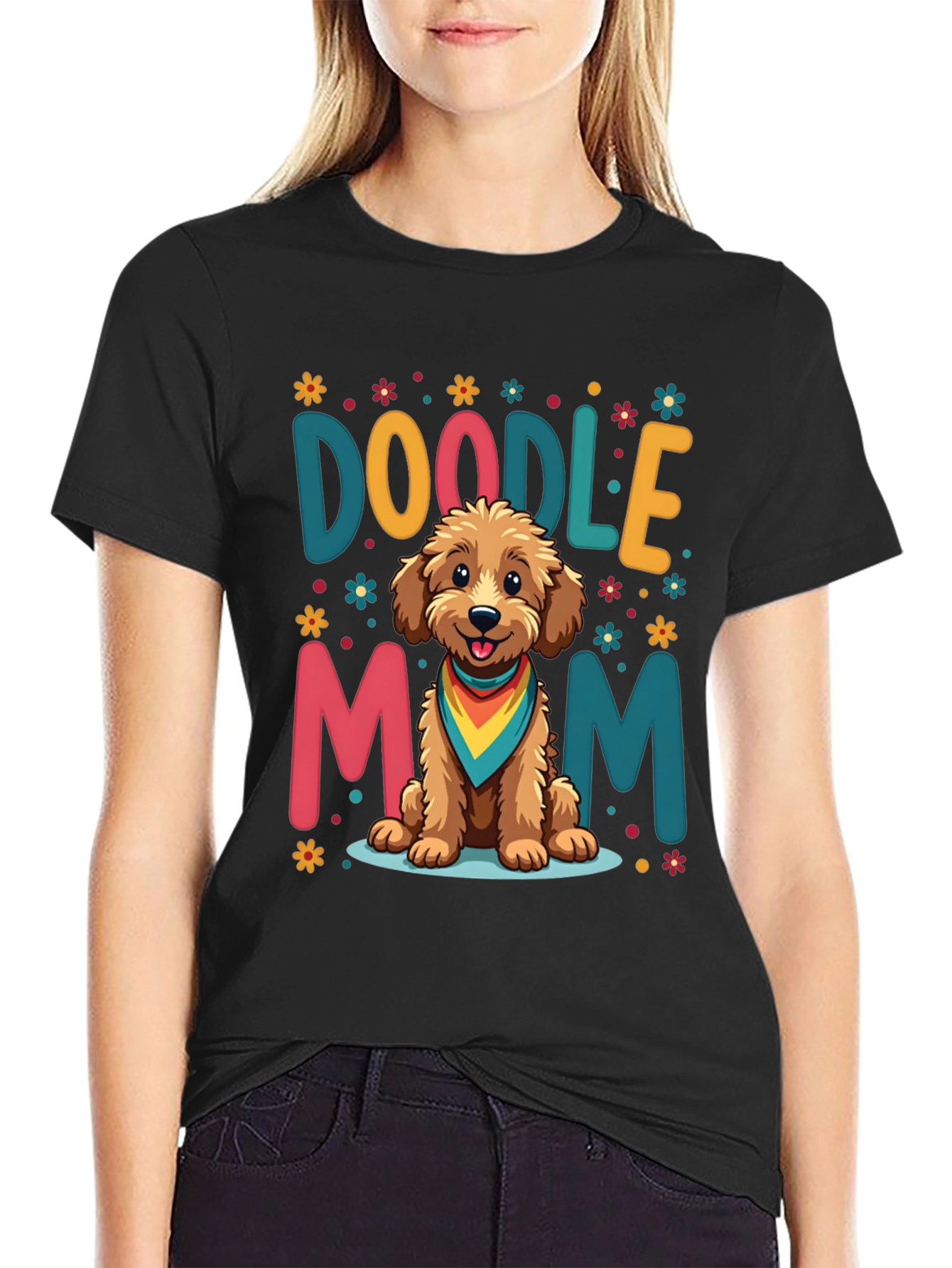 Doodle Mom T-Shirt - Cute Dog Lover Tee