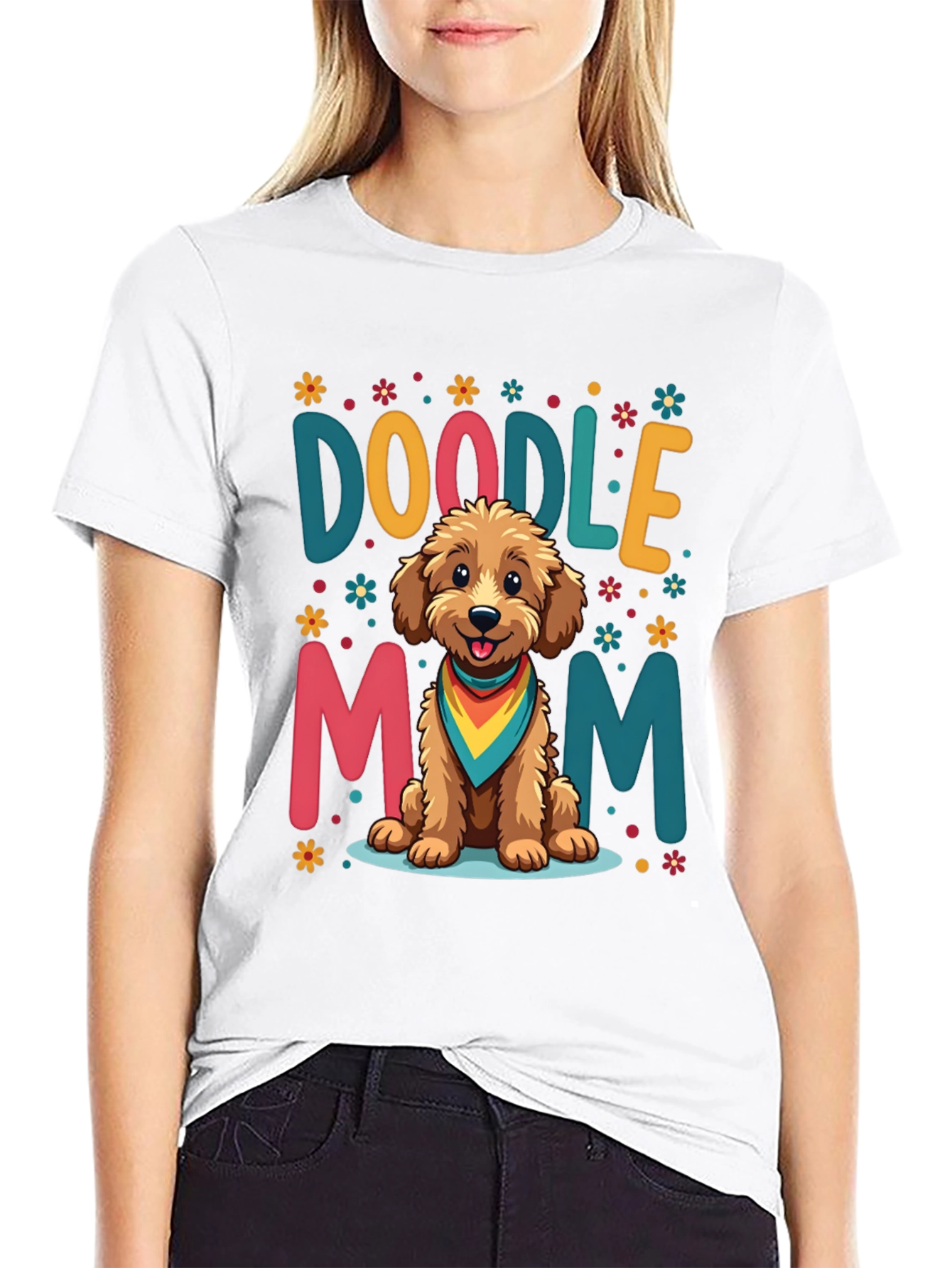 Doodle Mom T-Shirt - Cute Dog Lover Tee