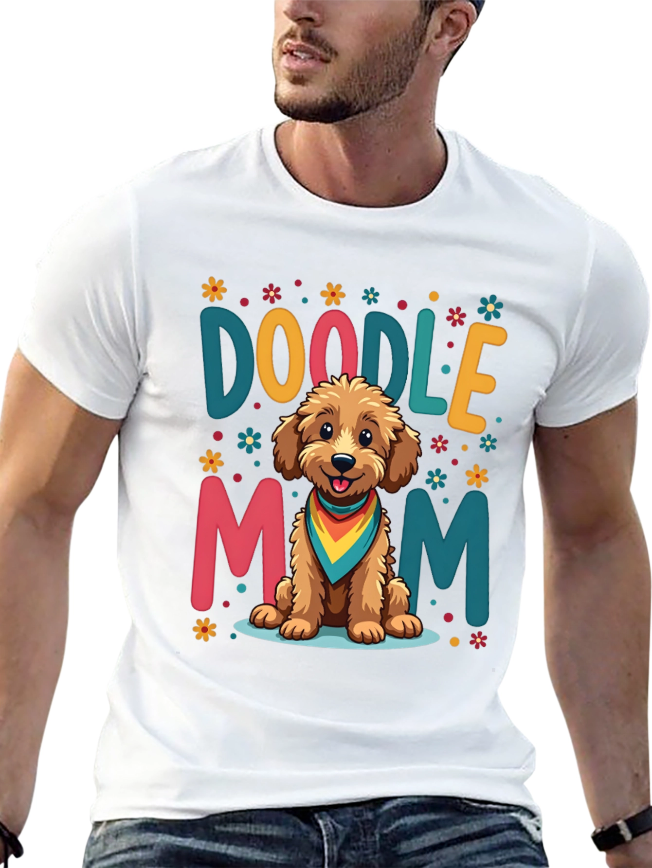 Doodle Mom T-Shirt - Cute Dog Lover Tee