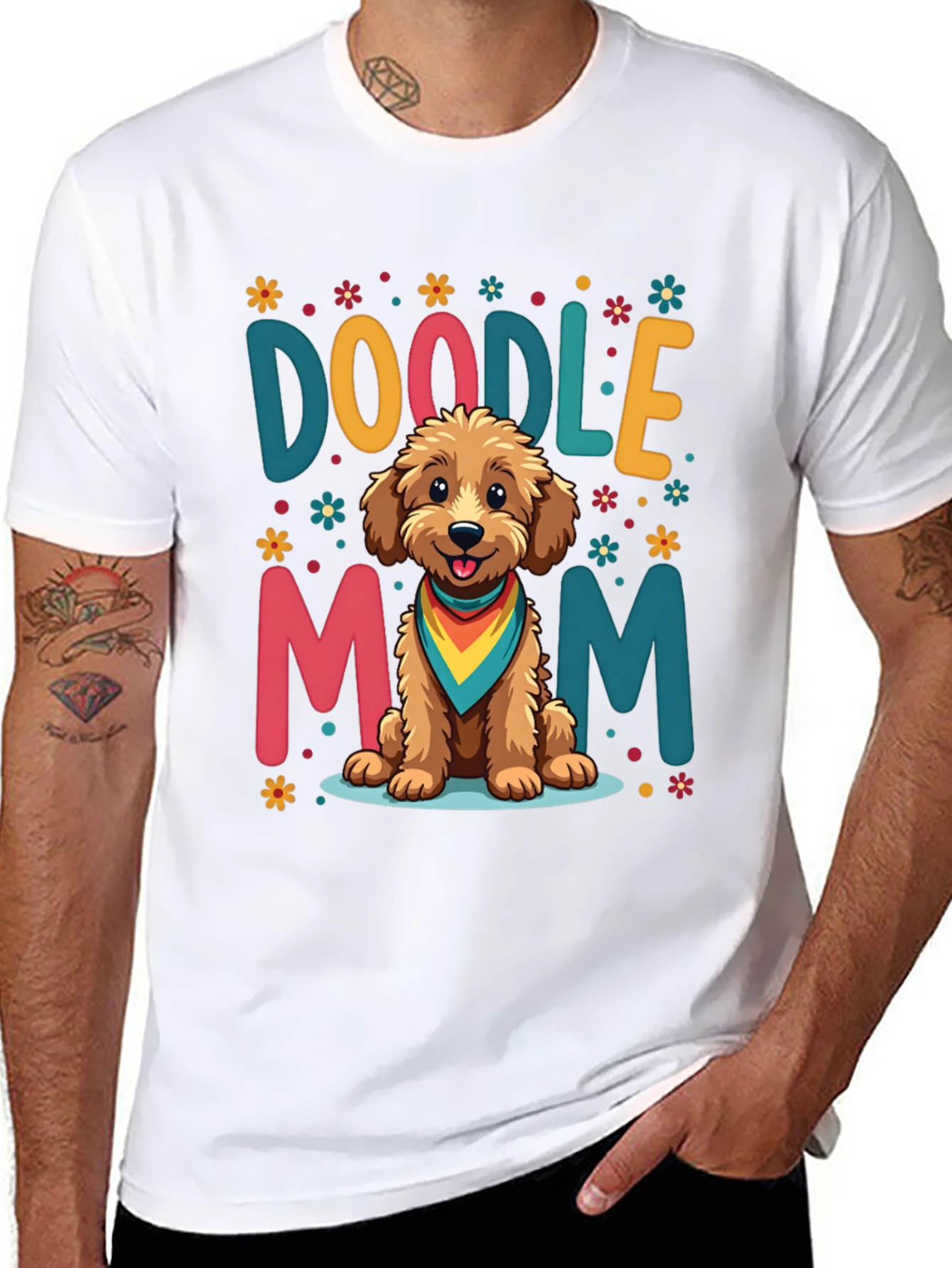 Doodle Mom T-Shirt - Cute Dog Lover Tee