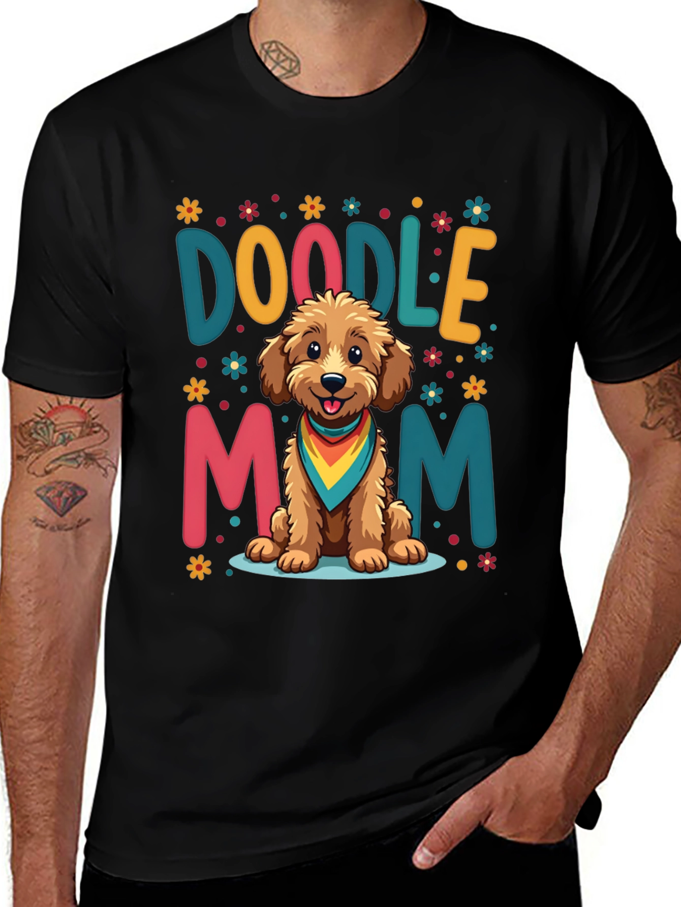 Doodle Mom T-Shirt - Cute Dog Lover Tee