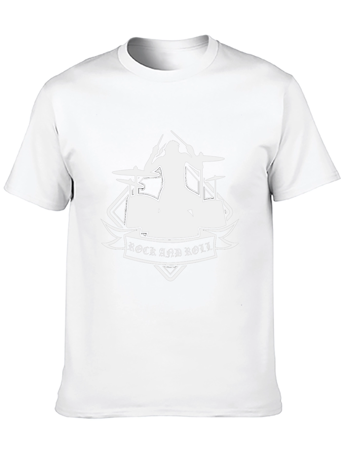 Rock and Roll Drummer Graphic T-Shirt