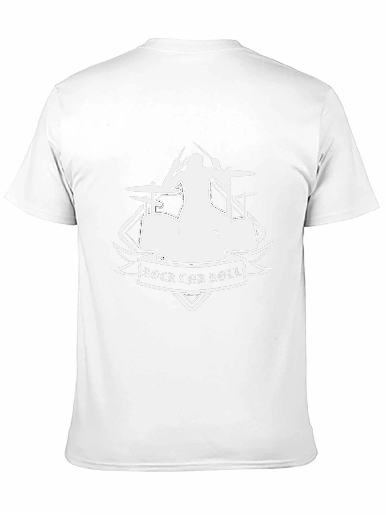 Rock and Roll Drummer Graphic T-Shirt