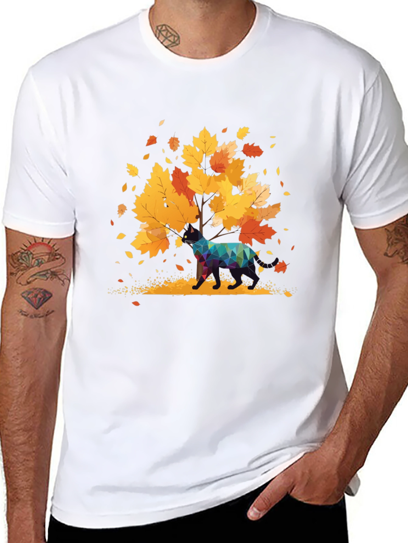 Autumn Deer Graphic Tee - Stylish Unisex T-Shirt