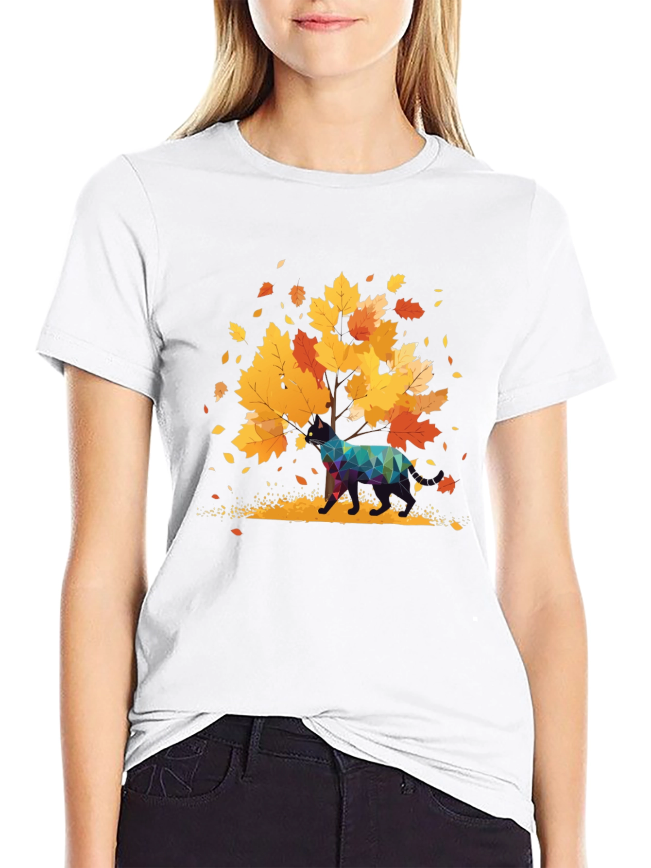 Autumn Deer Graphic Tee - Stylish Unisex T-Shirt
