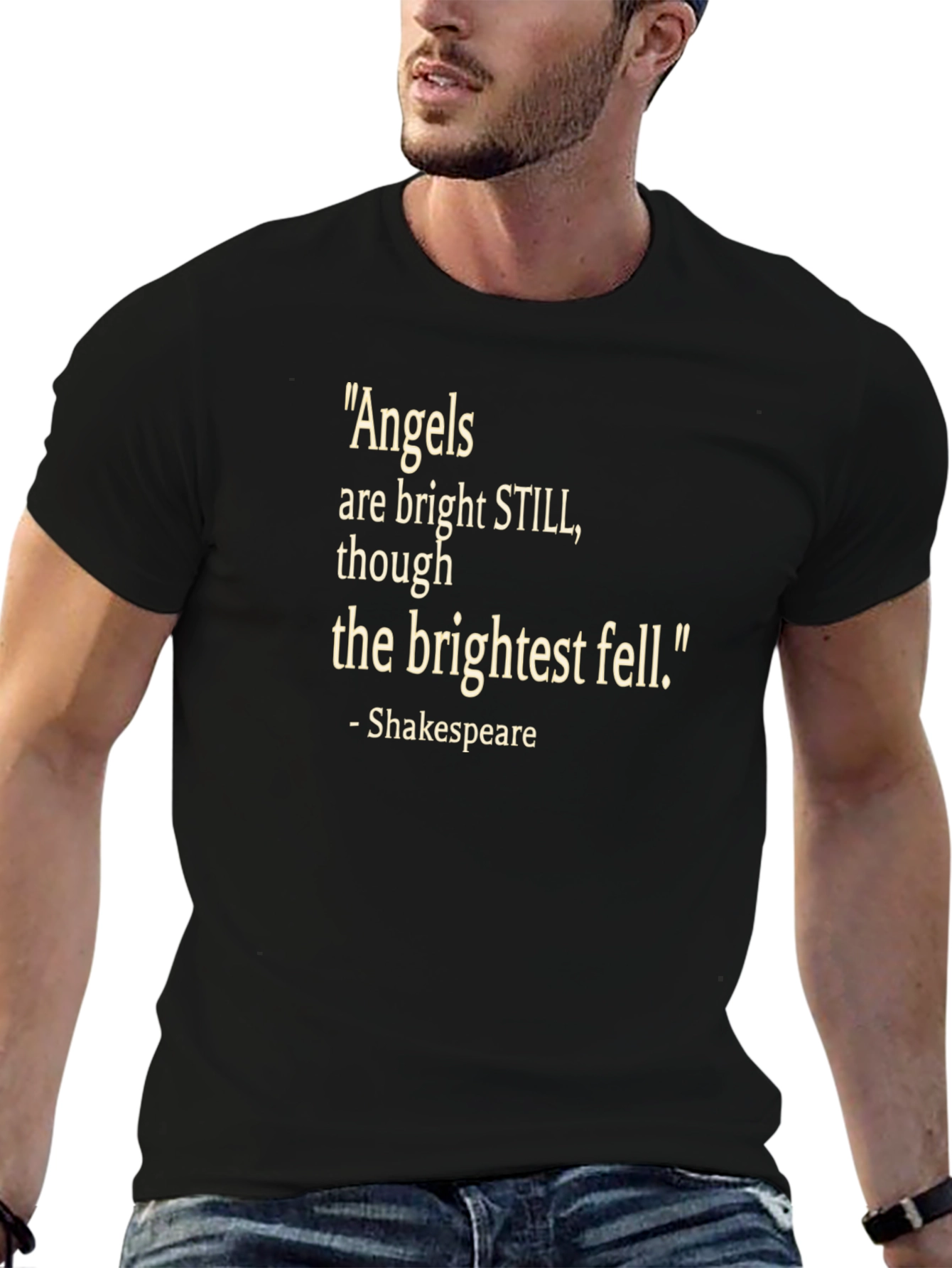 Shakespeare Quote T-Shirt - Angels Bright Still Tee