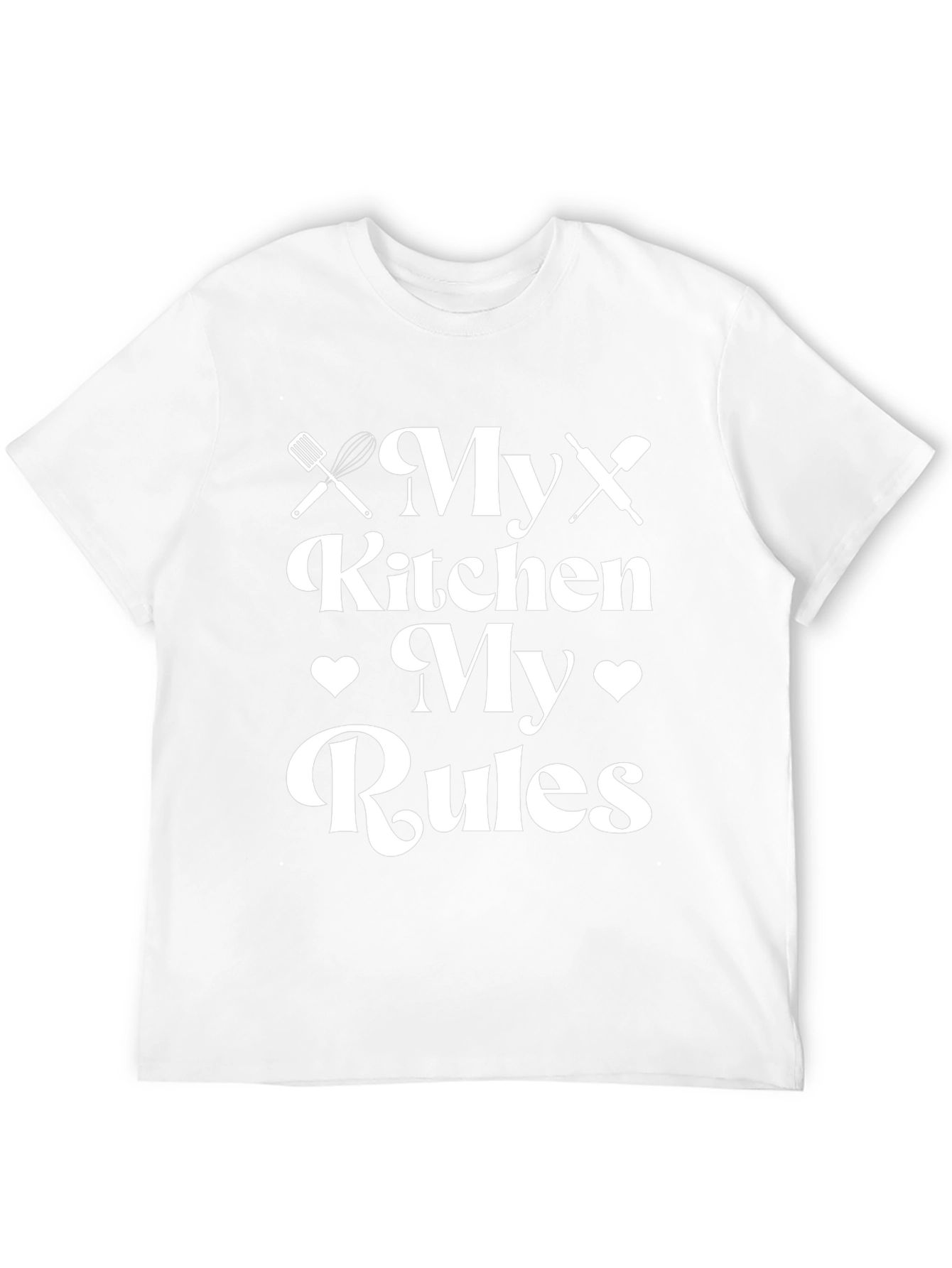 My Kitchen My Rules Black Graphic Tee