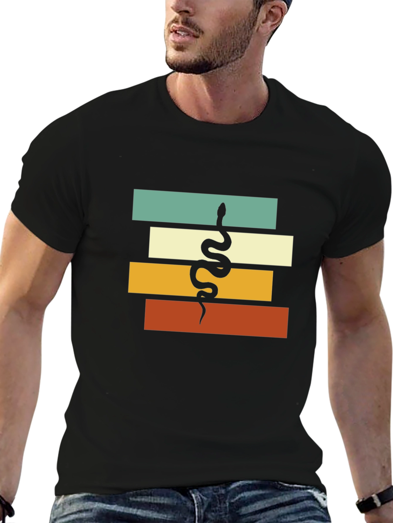 Retro Snake Graphic Tee
