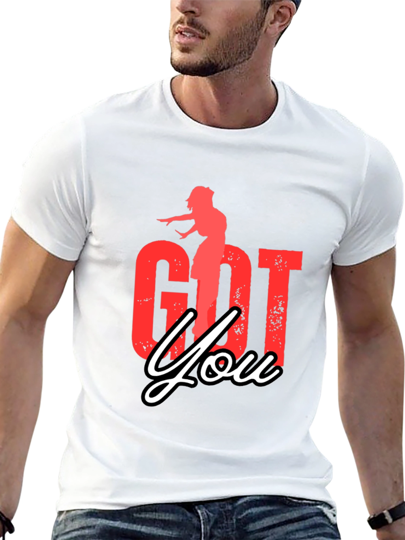 Got You Graphic Tee - Black Casual T-Shirt