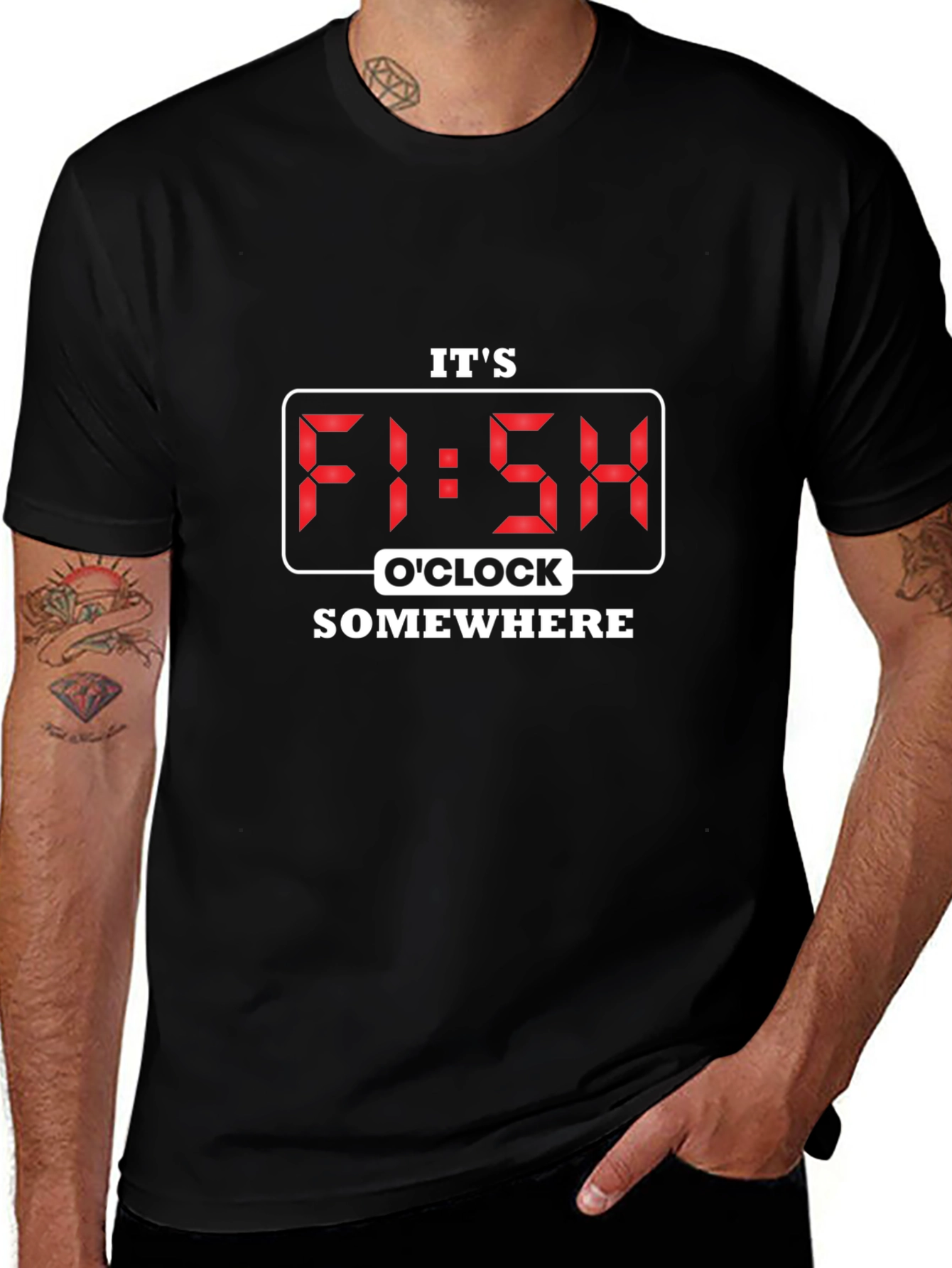 Its Fish OClock Somewhere T-Shirt