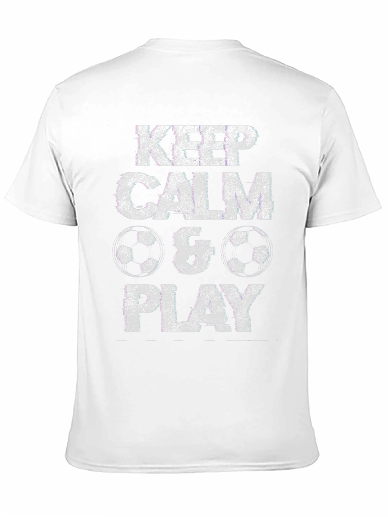 Keep Calm & Play Soccer T-Shirt - Black
