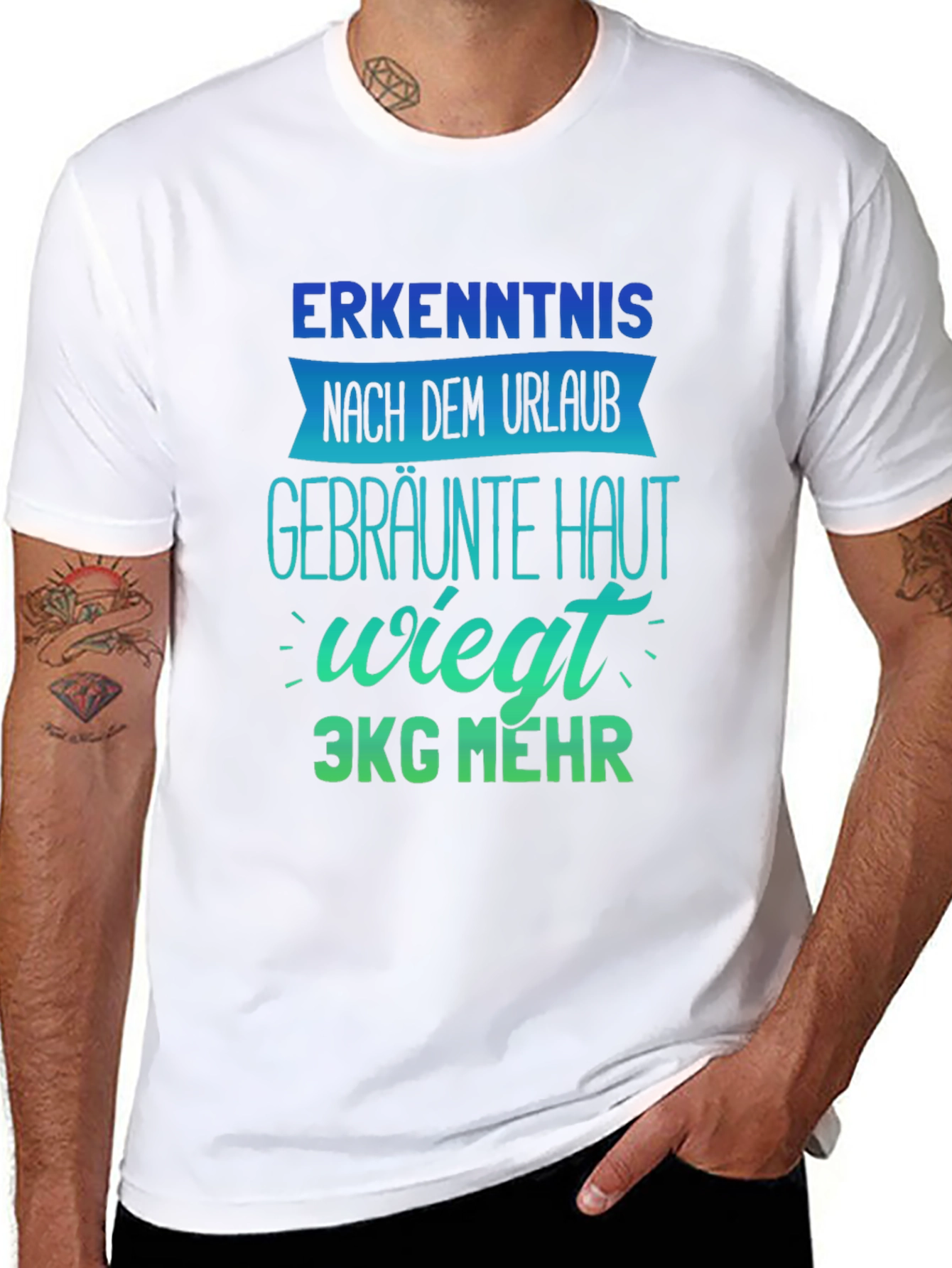 Funny German Tan T-Shirt | Urlaub Beach Vacation Tee