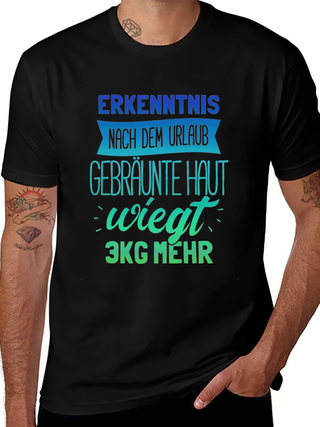 Funny German Tan T-Shirt | Urlaub Beach Vacation Tee