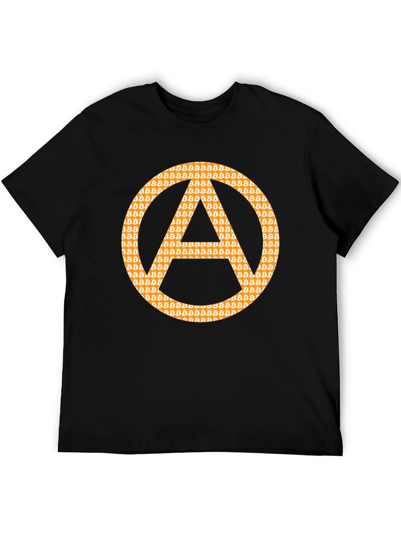 Bitcoin Anarchy Symbol Graphic Tee