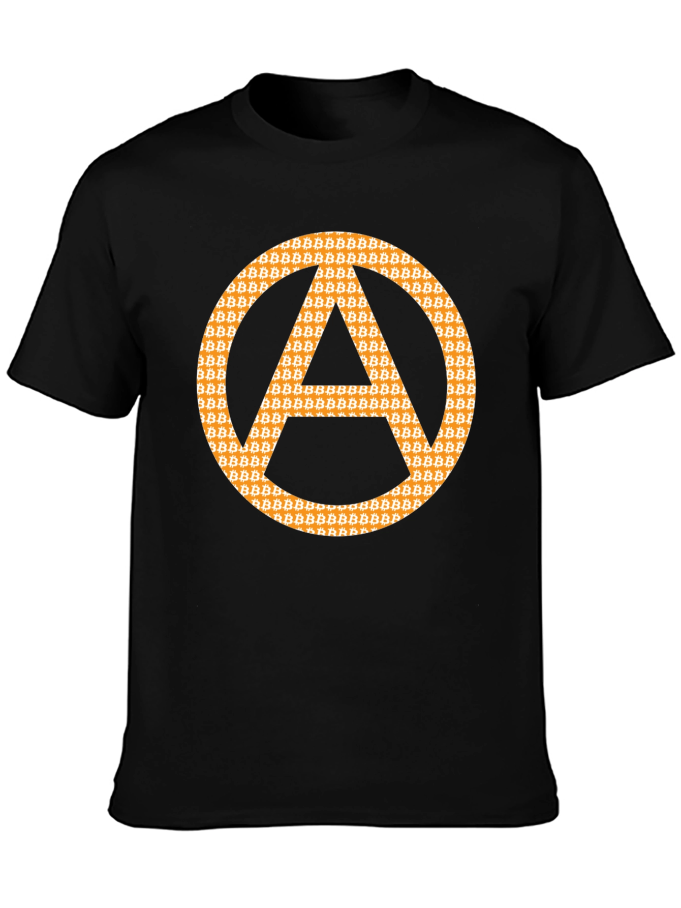 Bitcoin Anarchy Symbol Graphic Tee