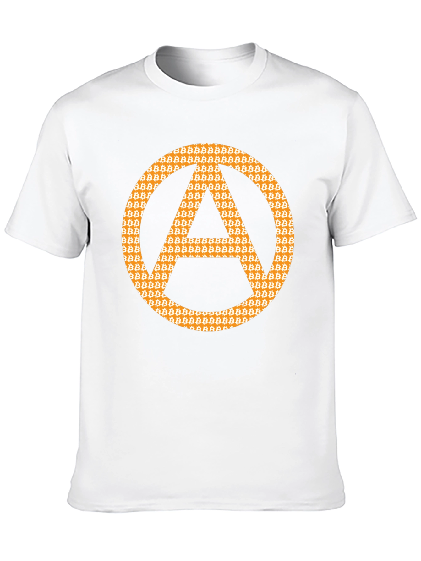 Bitcoin Anarchy Symbol Graphic Tee