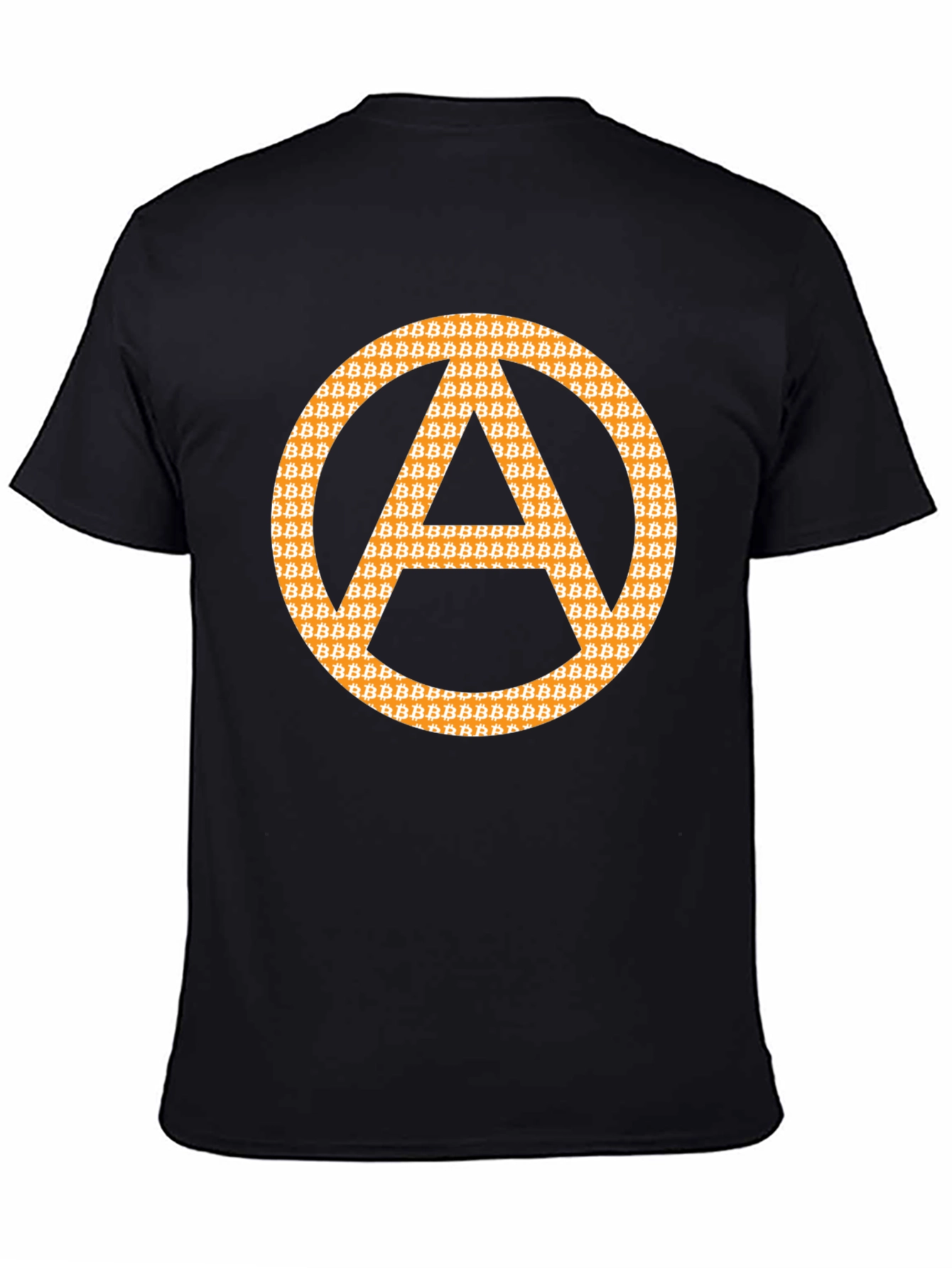 Bitcoin Anarchy Symbol Graphic Tee