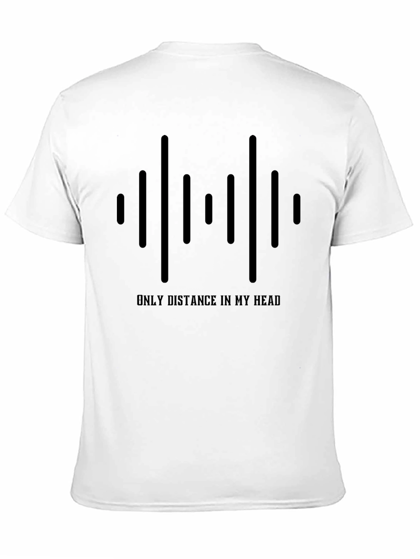 Distance in My Head Graphic Tee - Black