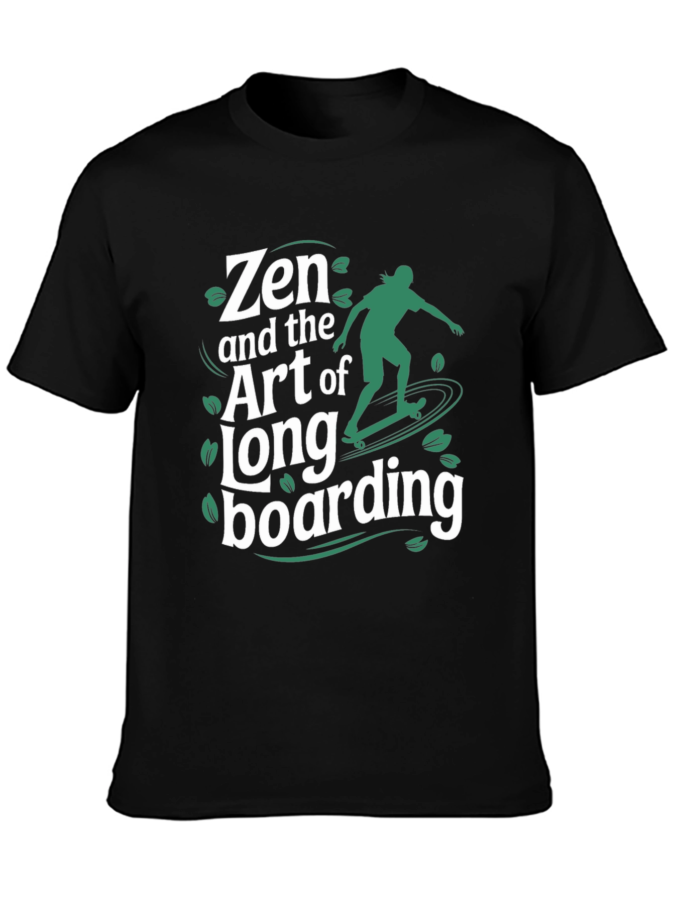 Zen & the Art of Longboarding Graphic T-Shirt