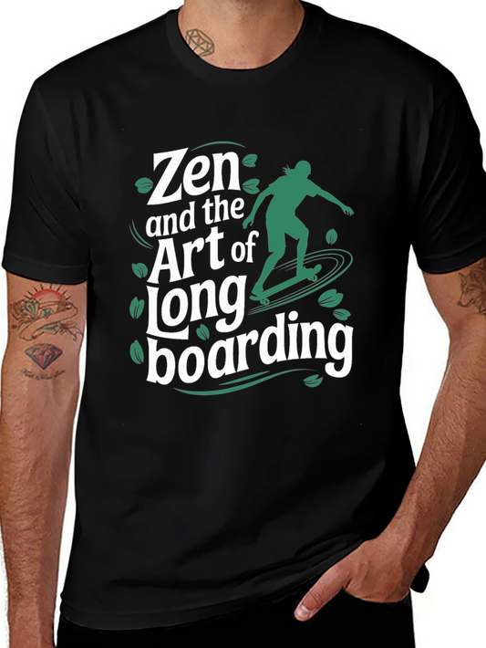 Zen & the Art of Longboarding Graphic T-Shirt