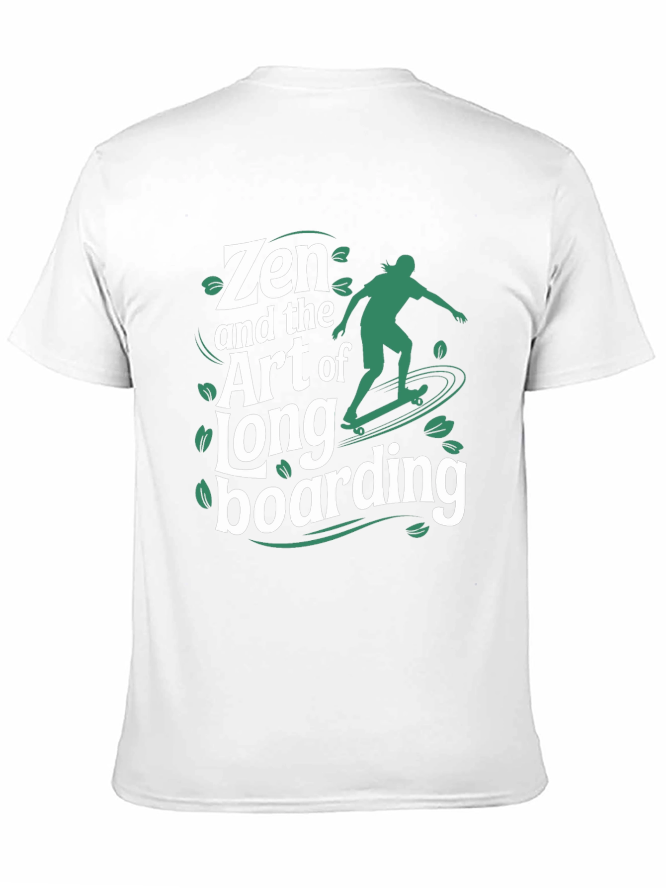 Zen & the Art of Longboarding Graphic T-Shirt