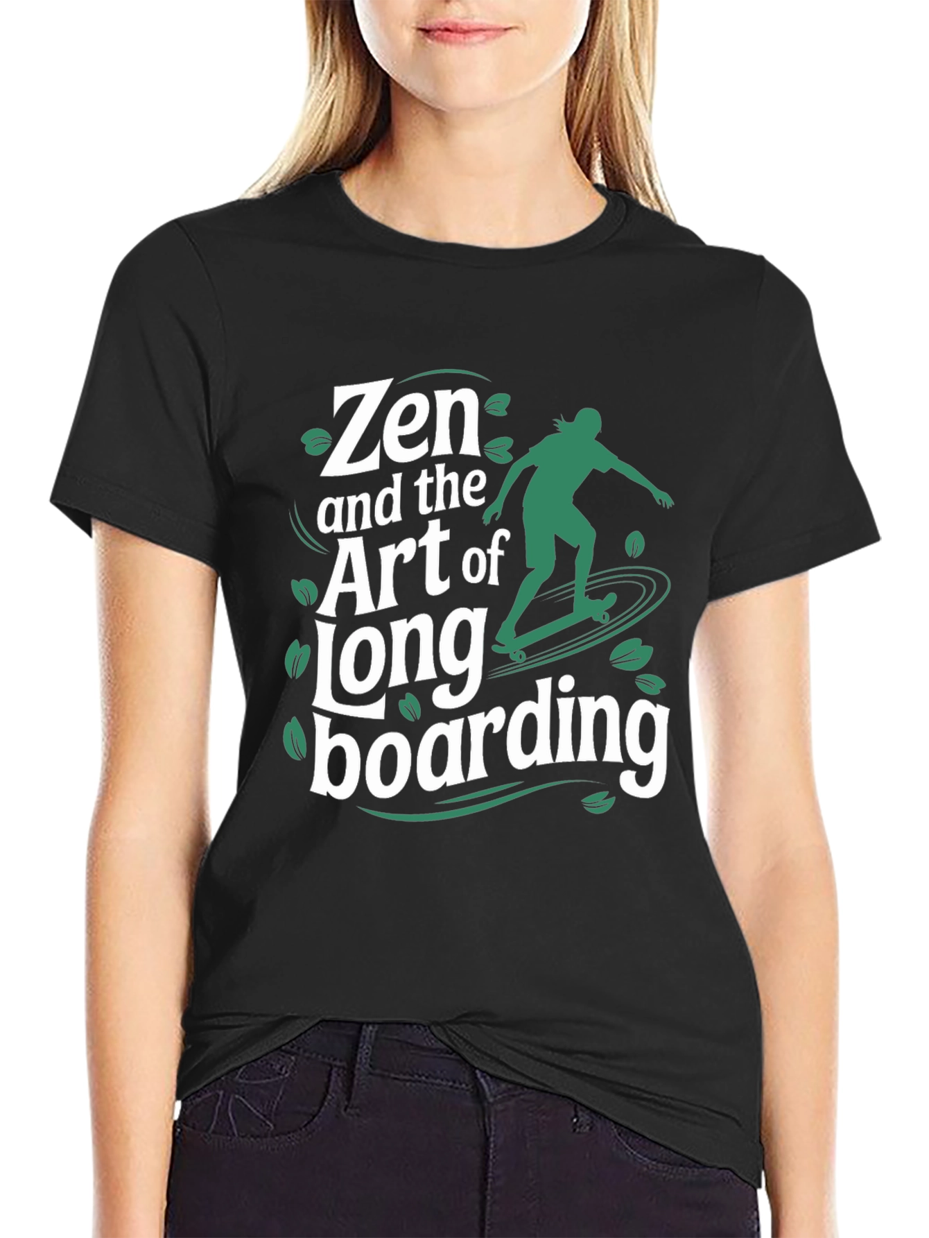 Zen & the Art of Longboarding Graphic T-Shirt