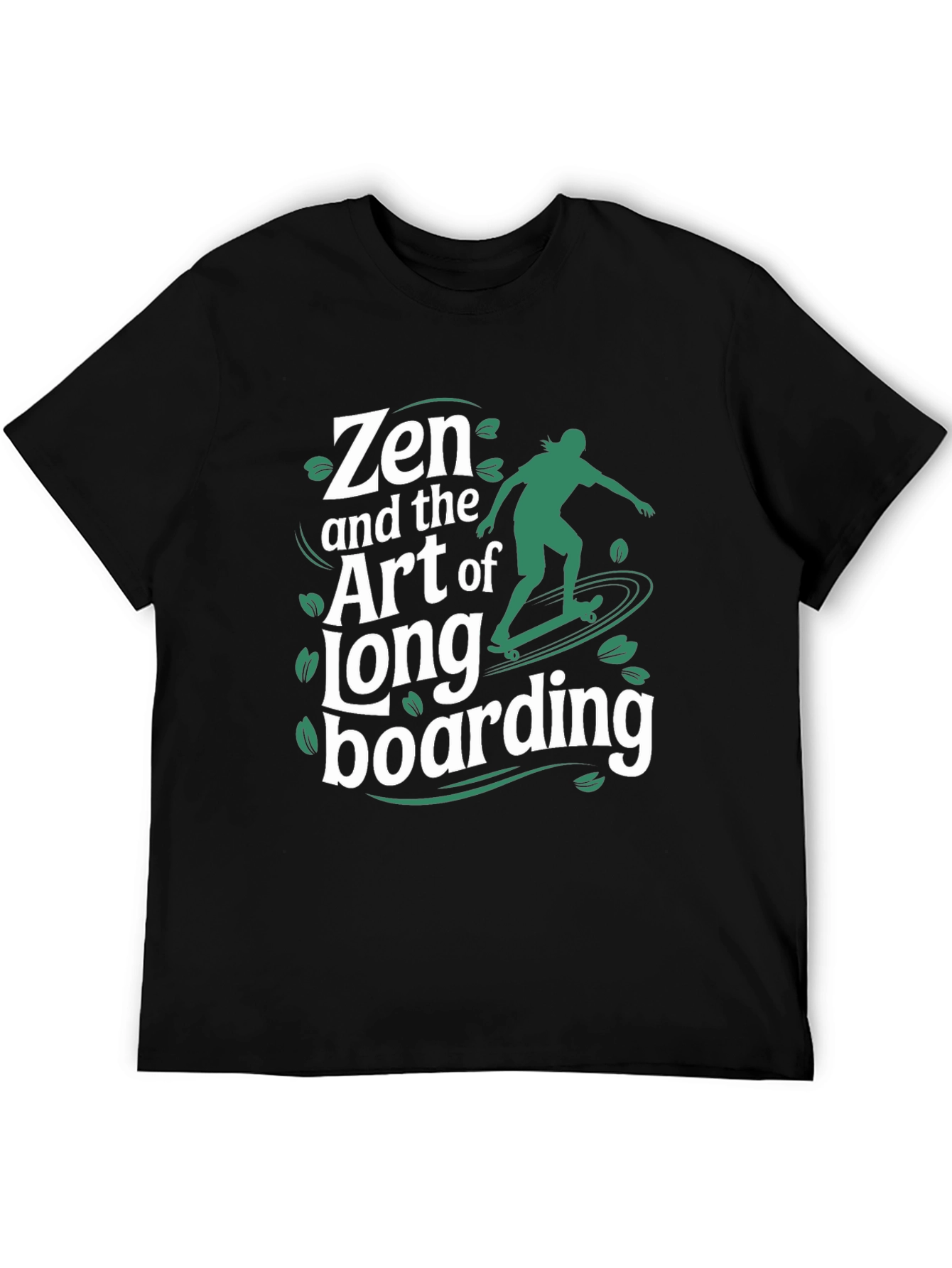 Zen & the Art of Longboarding Graphic T-Shirt
