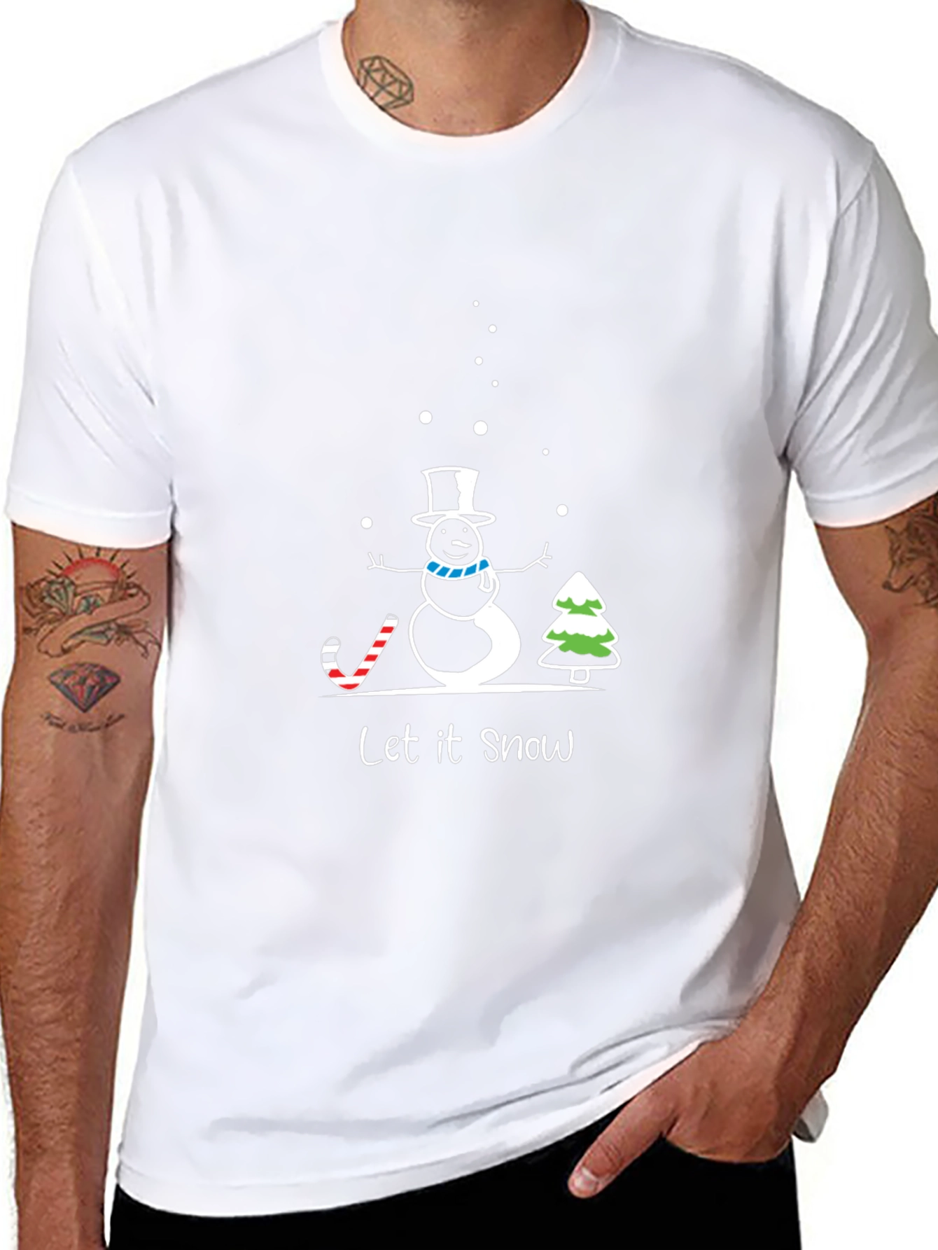Let it Snow Christmas Graphic T-Shirt