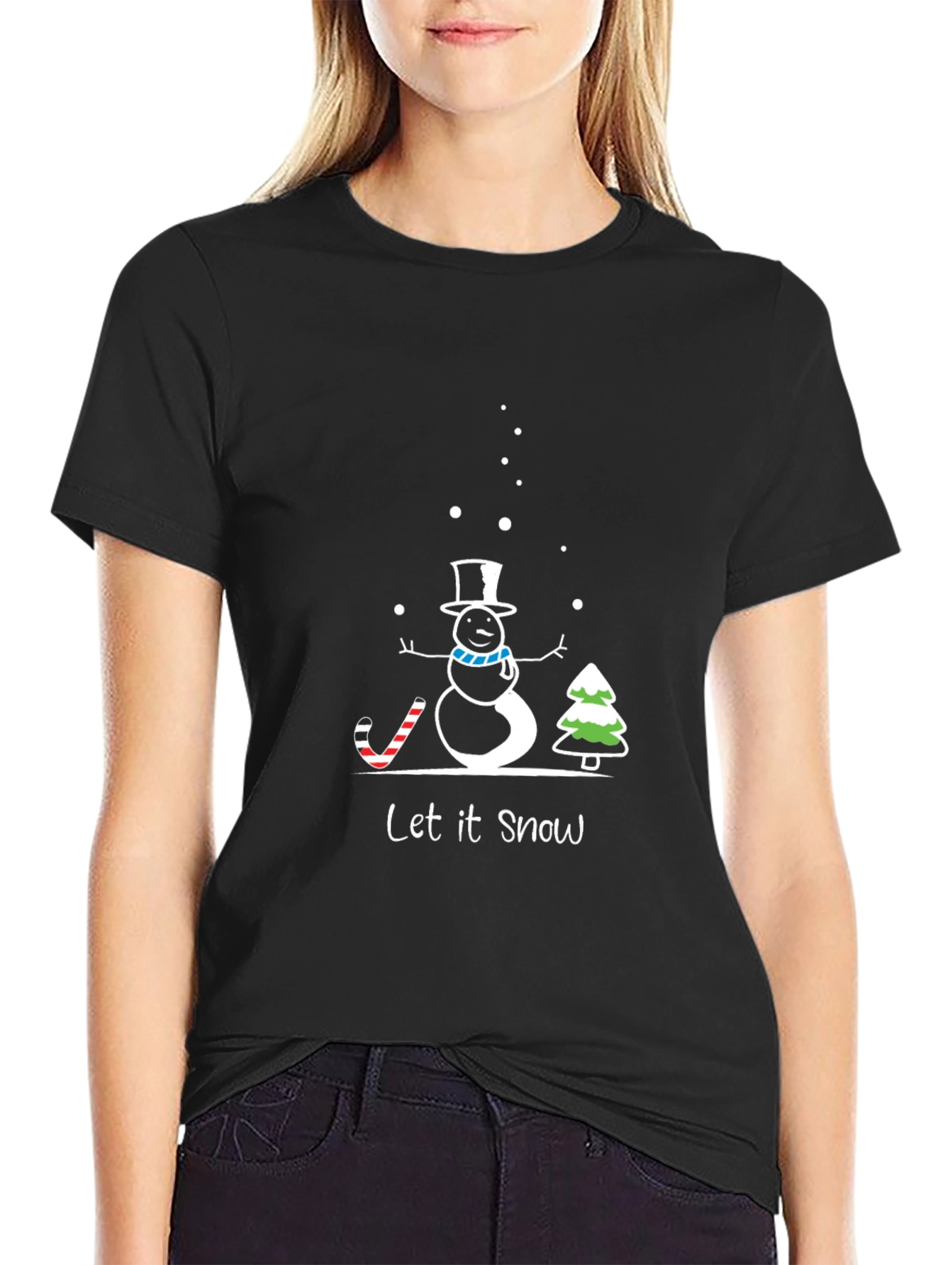 Let it Snow Christmas Graphic T-Shirt