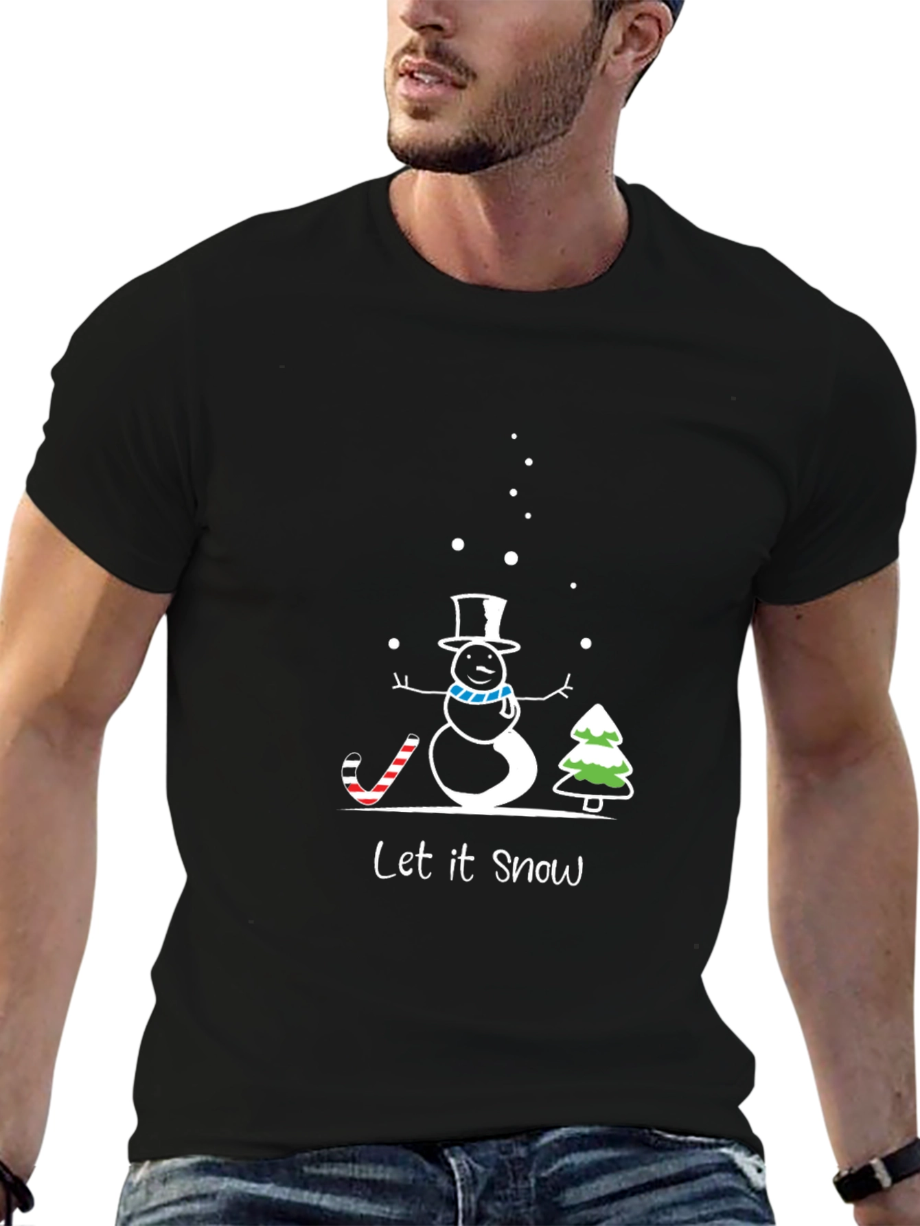 Let it Snow Christmas Graphic T-Shirt