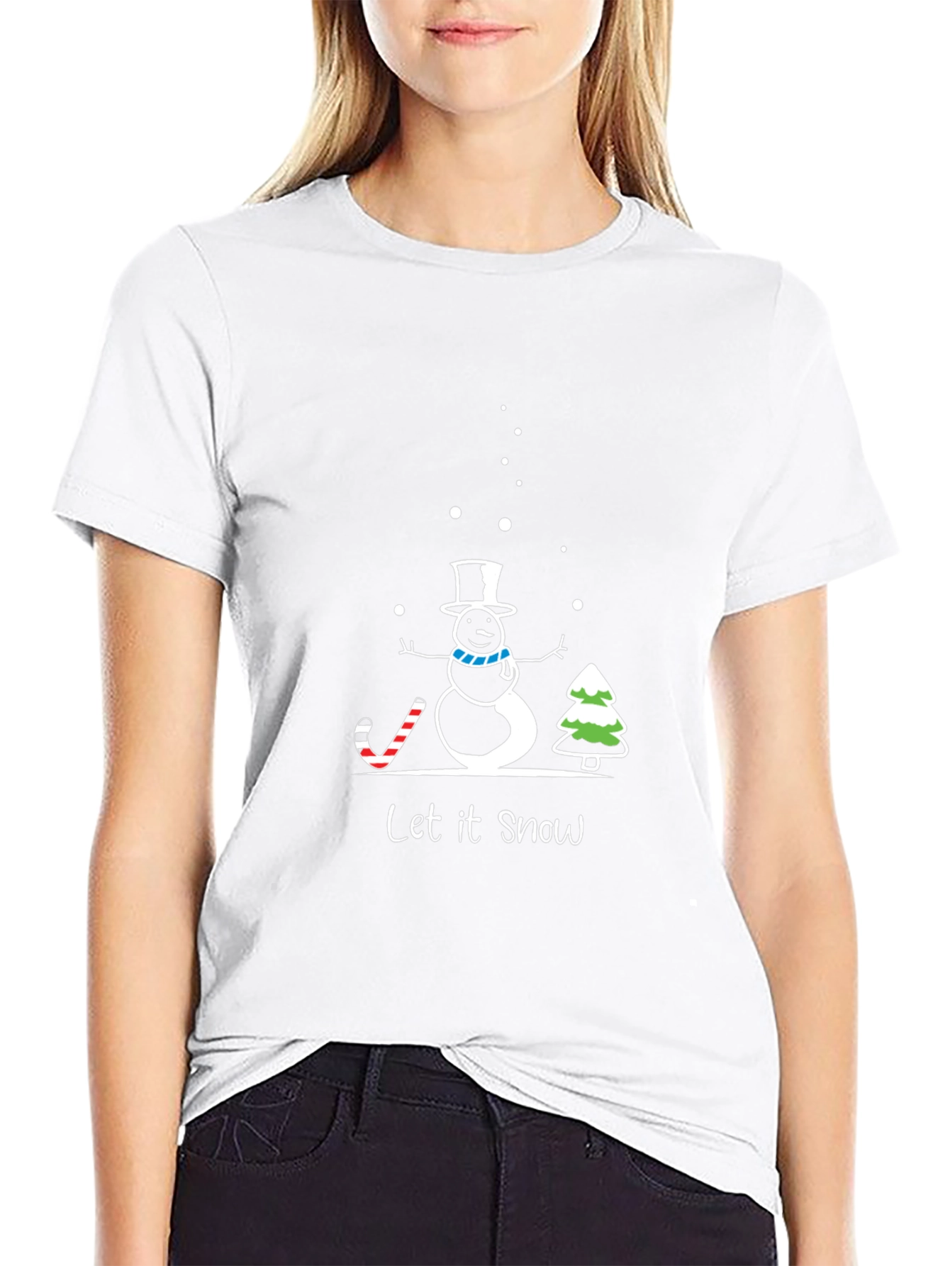 Let it Snow Christmas Graphic T-Shirt